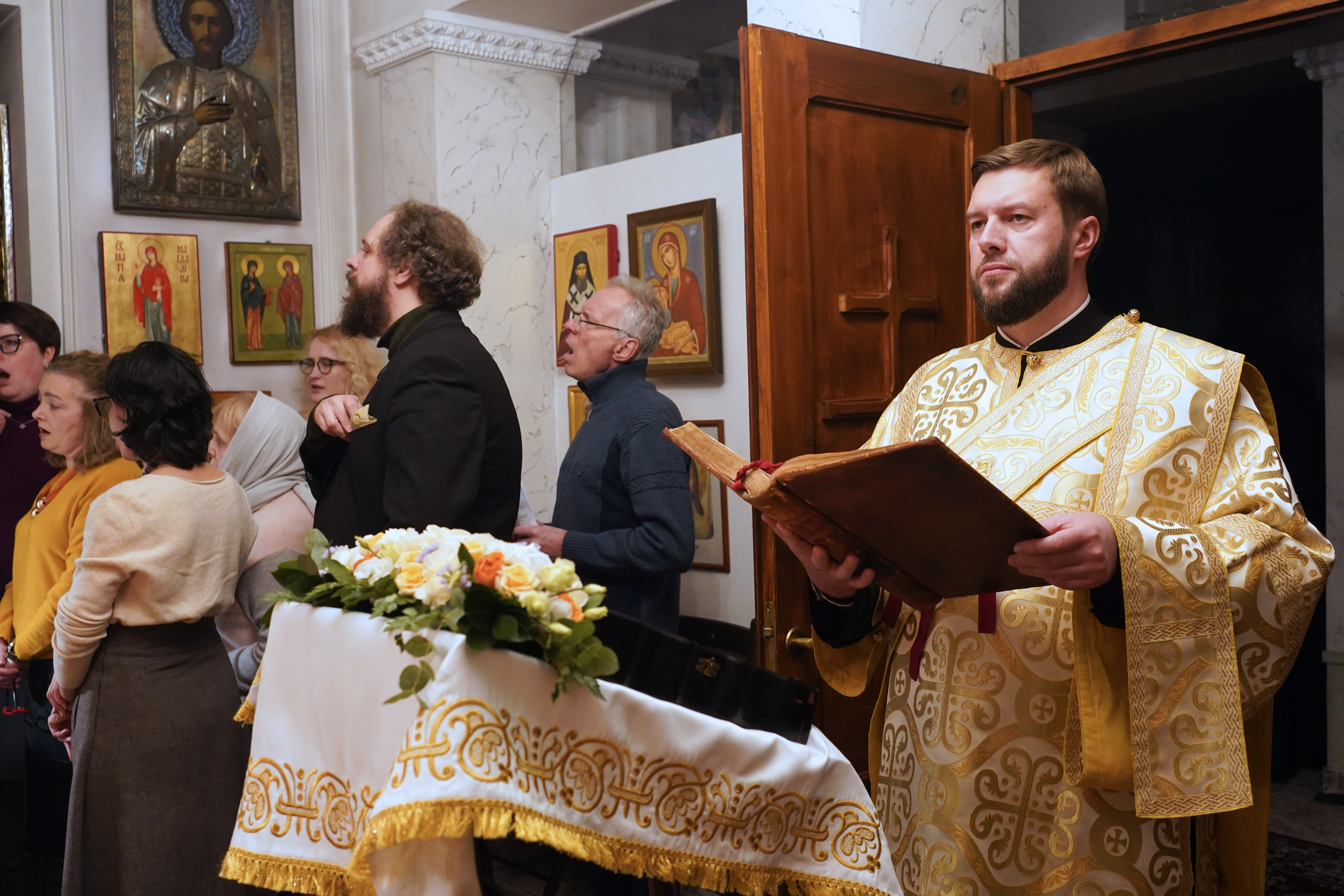St. Michael the Archangel feast in St. Michael the Archangel Metropolitan chapel in Warsaw
