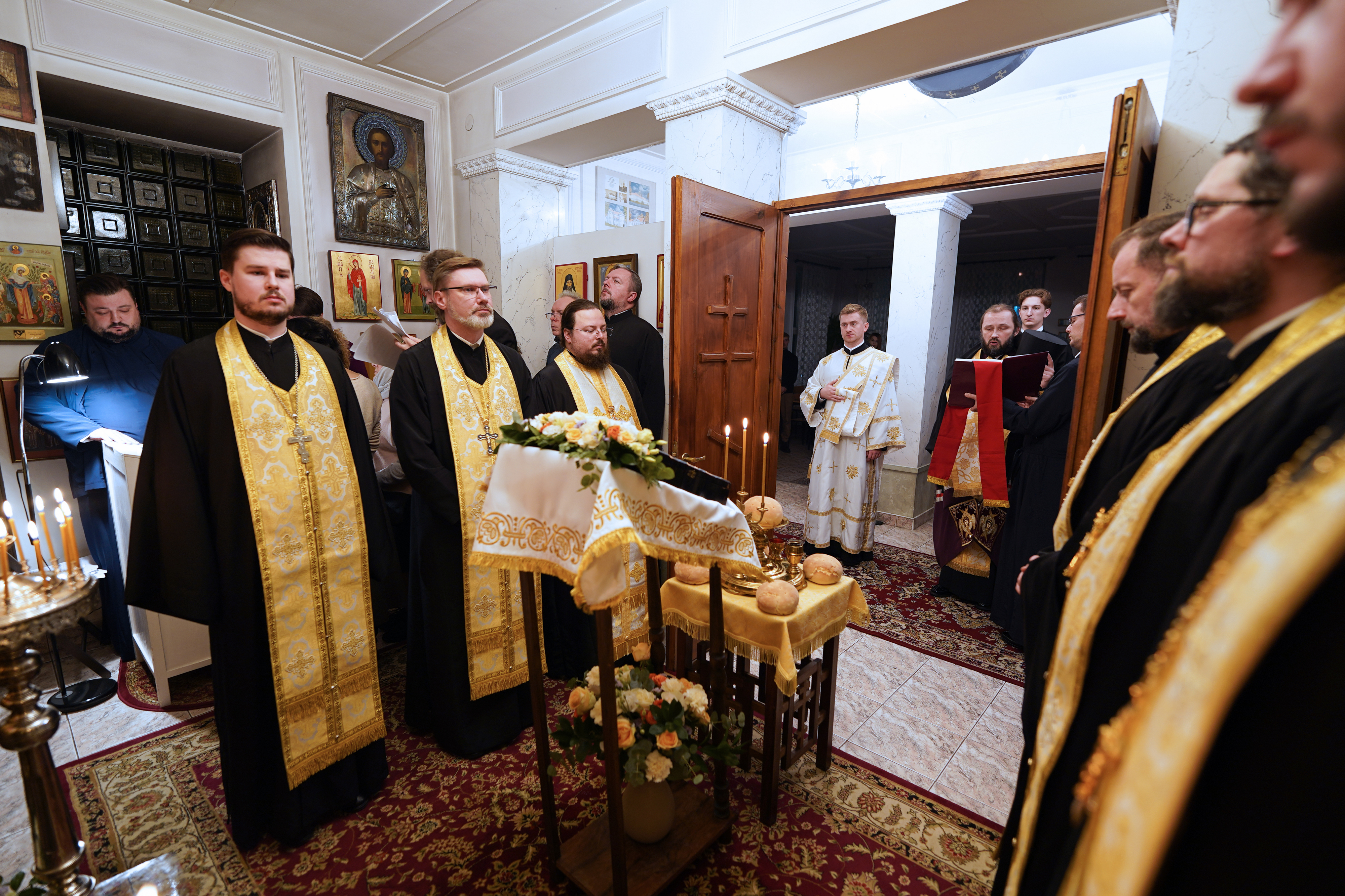 St. Michael the Archangel feast in St. Michael the Archangel Metropolitan chapel in Warsaw