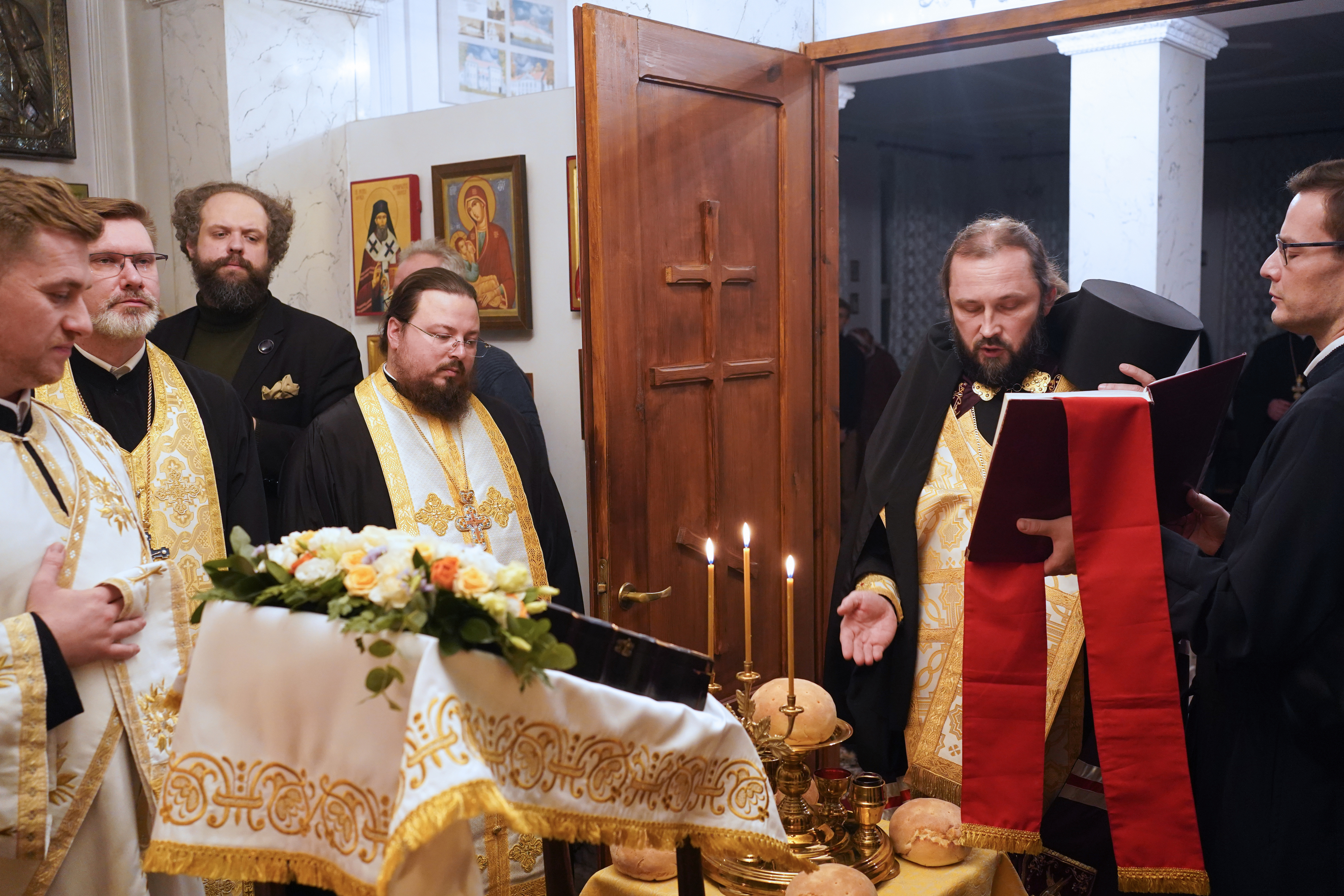 St. Michael the Archangel feast in St. Michael the Archangel Metropolitan chapel in Warsaw