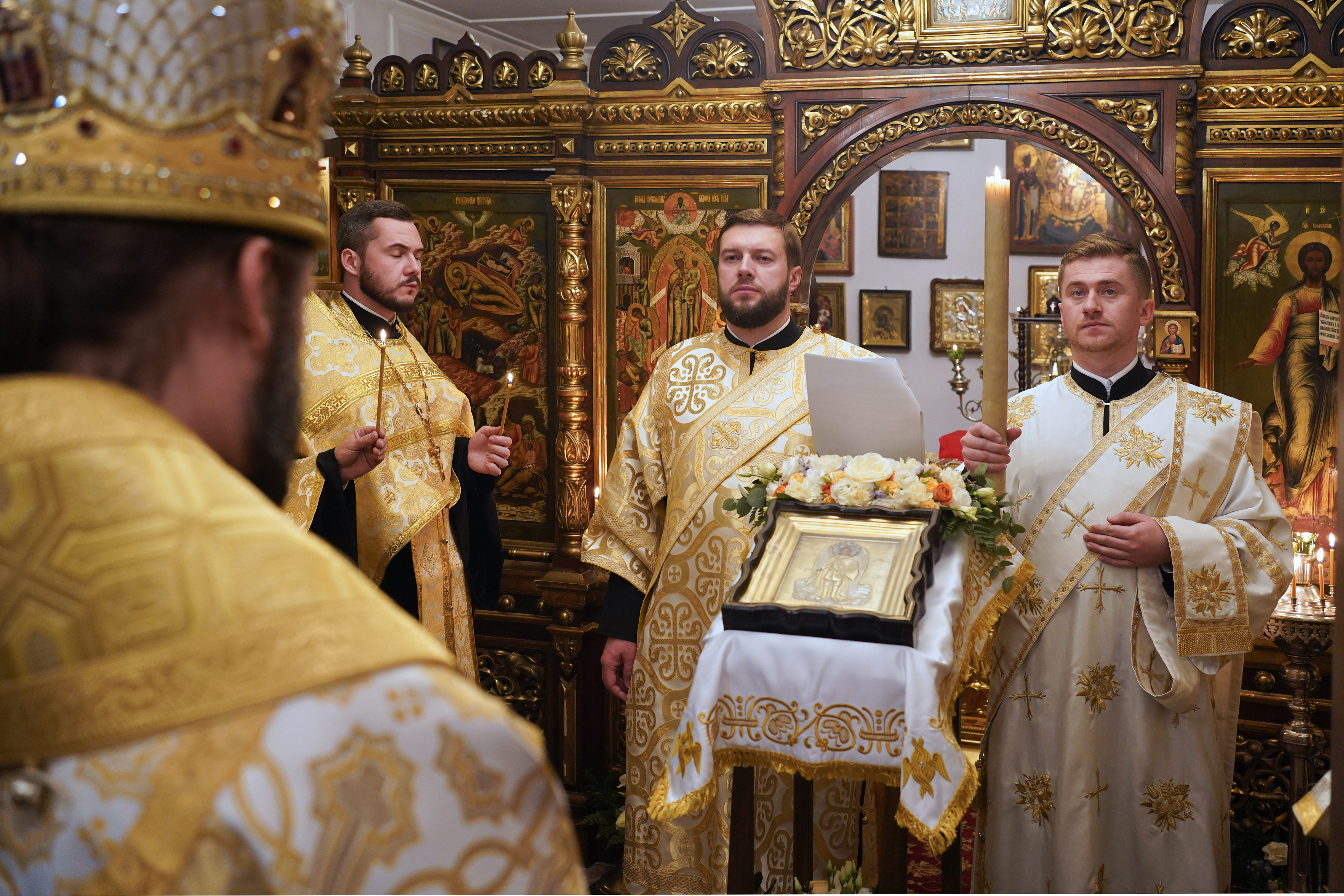 St. Michael the Archangel feast in St. Michael the Archangel Metropolitan chapel in Warsaw