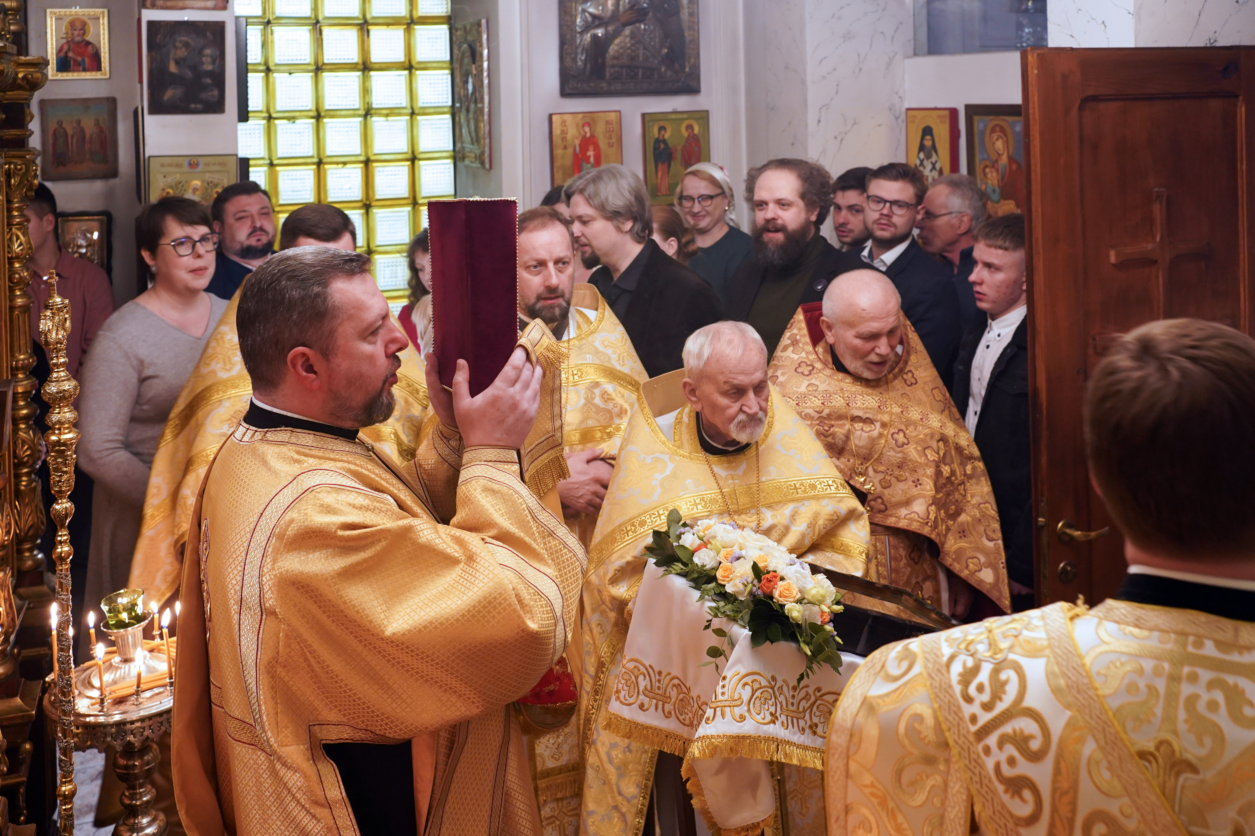 St. Michael the Archangel feast in St. Michael the Archangel Metropolitan chapel in Warsaw 