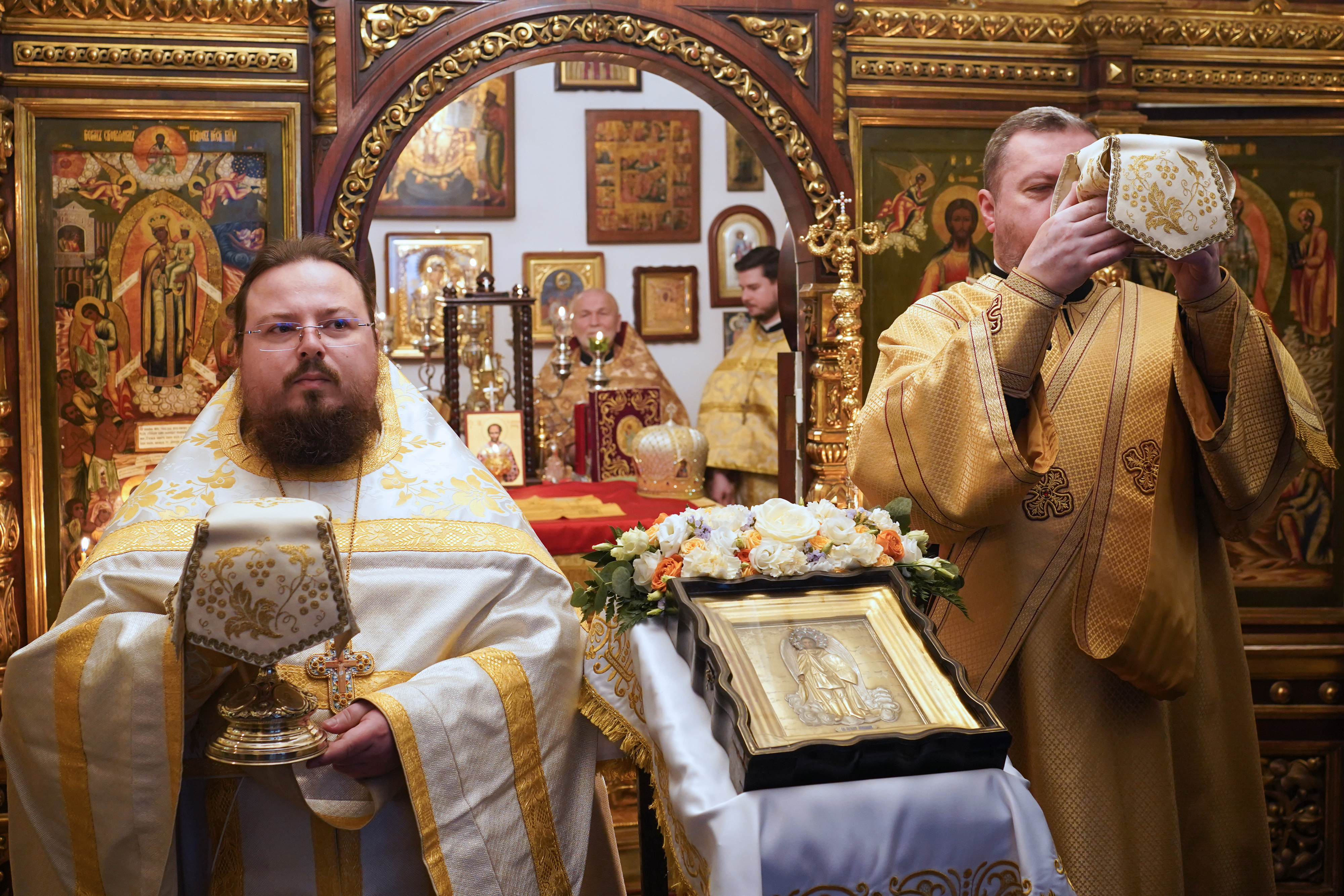 St. Michael the Archangel feast in St. Michael the Archangel Metropolitan chapel in Warsaw