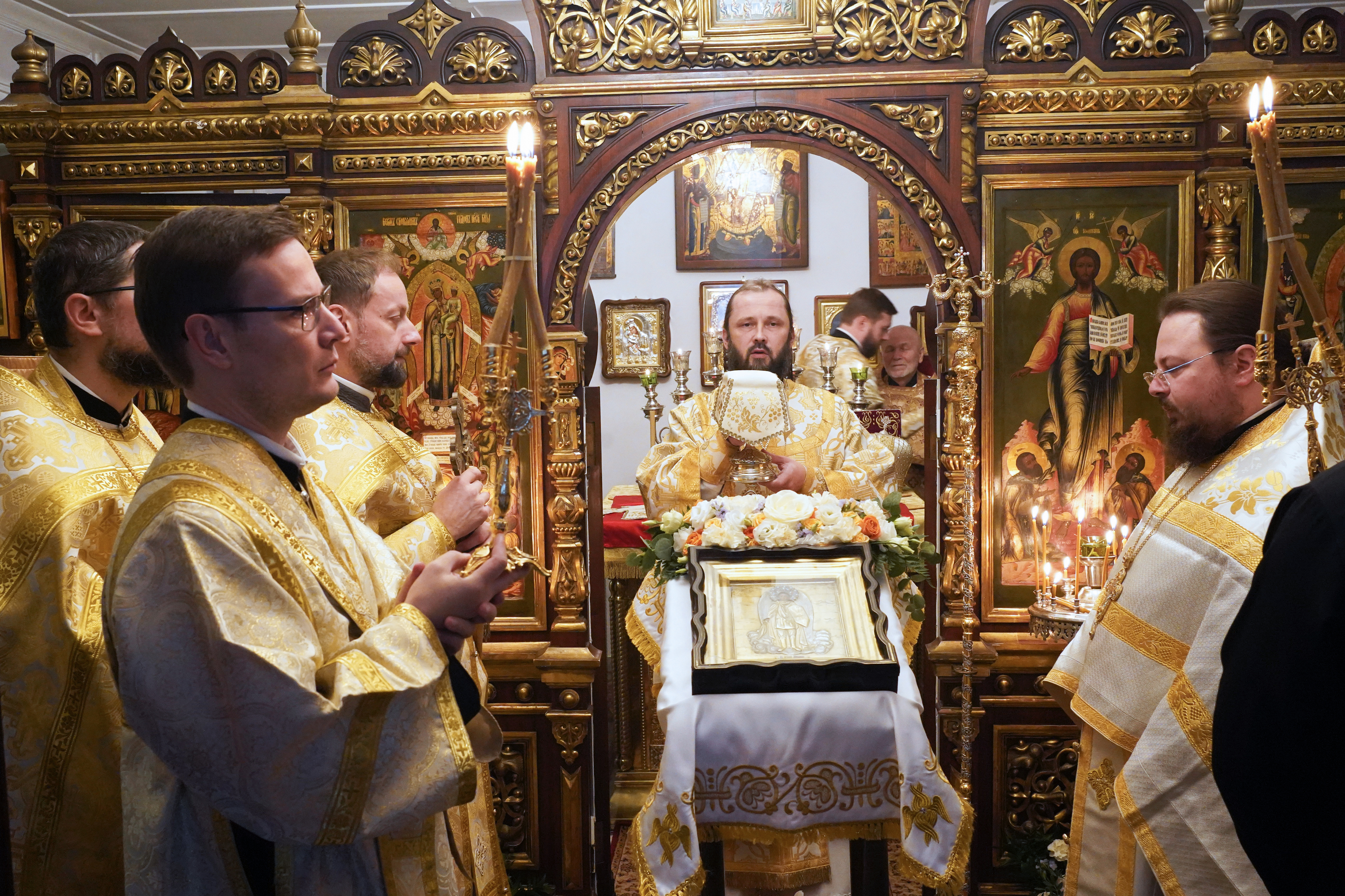 St. Michael the Archangel feast in St. Michael the Archangel Metropolitan chapel in Warsaw