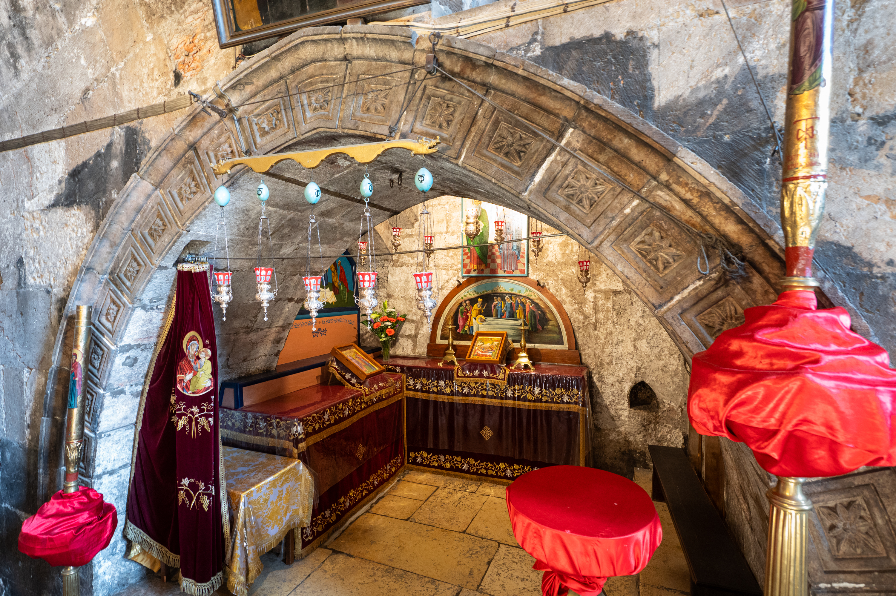 Church of the the tomb of the Mother of God in Jerusalem