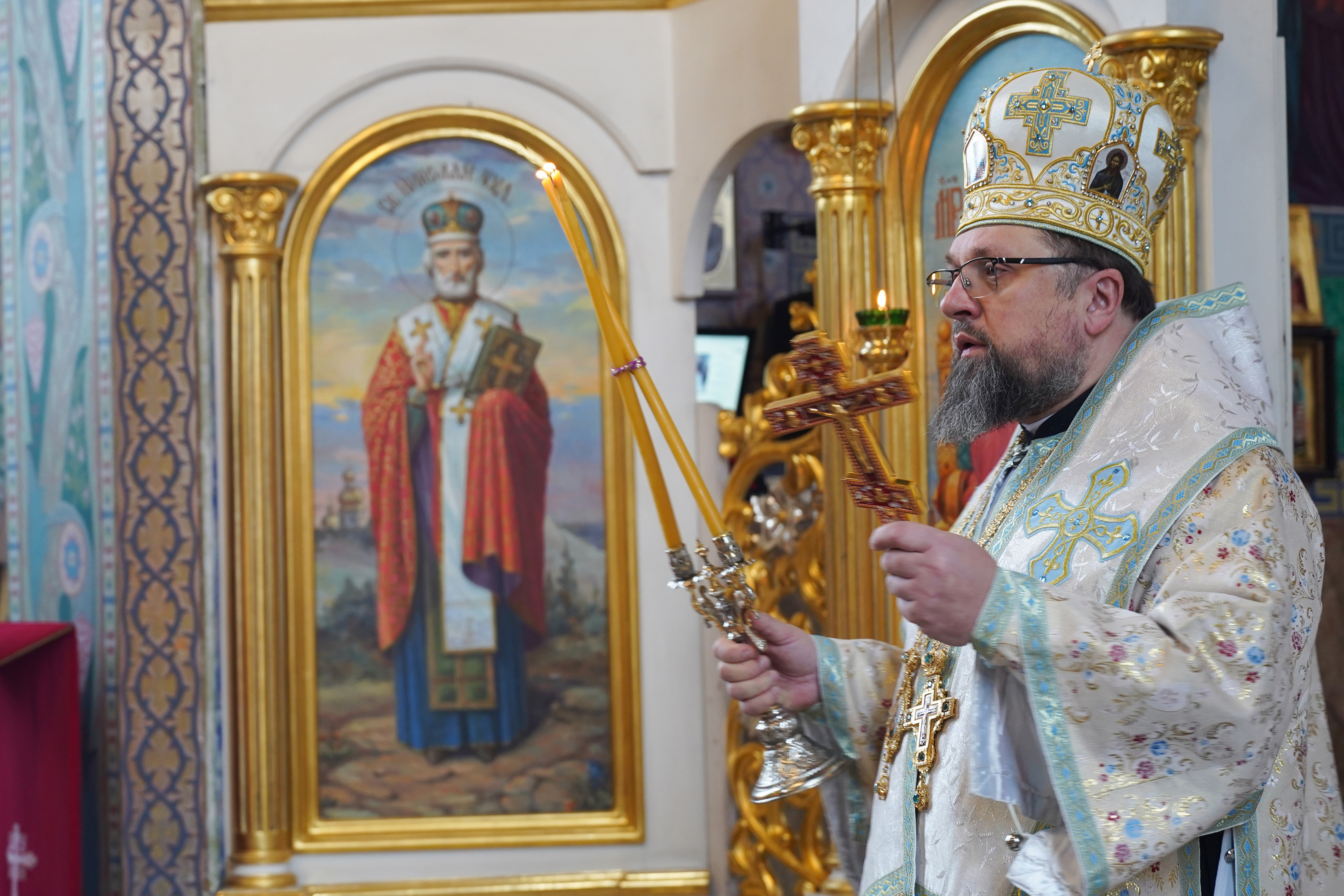 The Divine Liturgy in the Holy Trinity church in Gorlice
