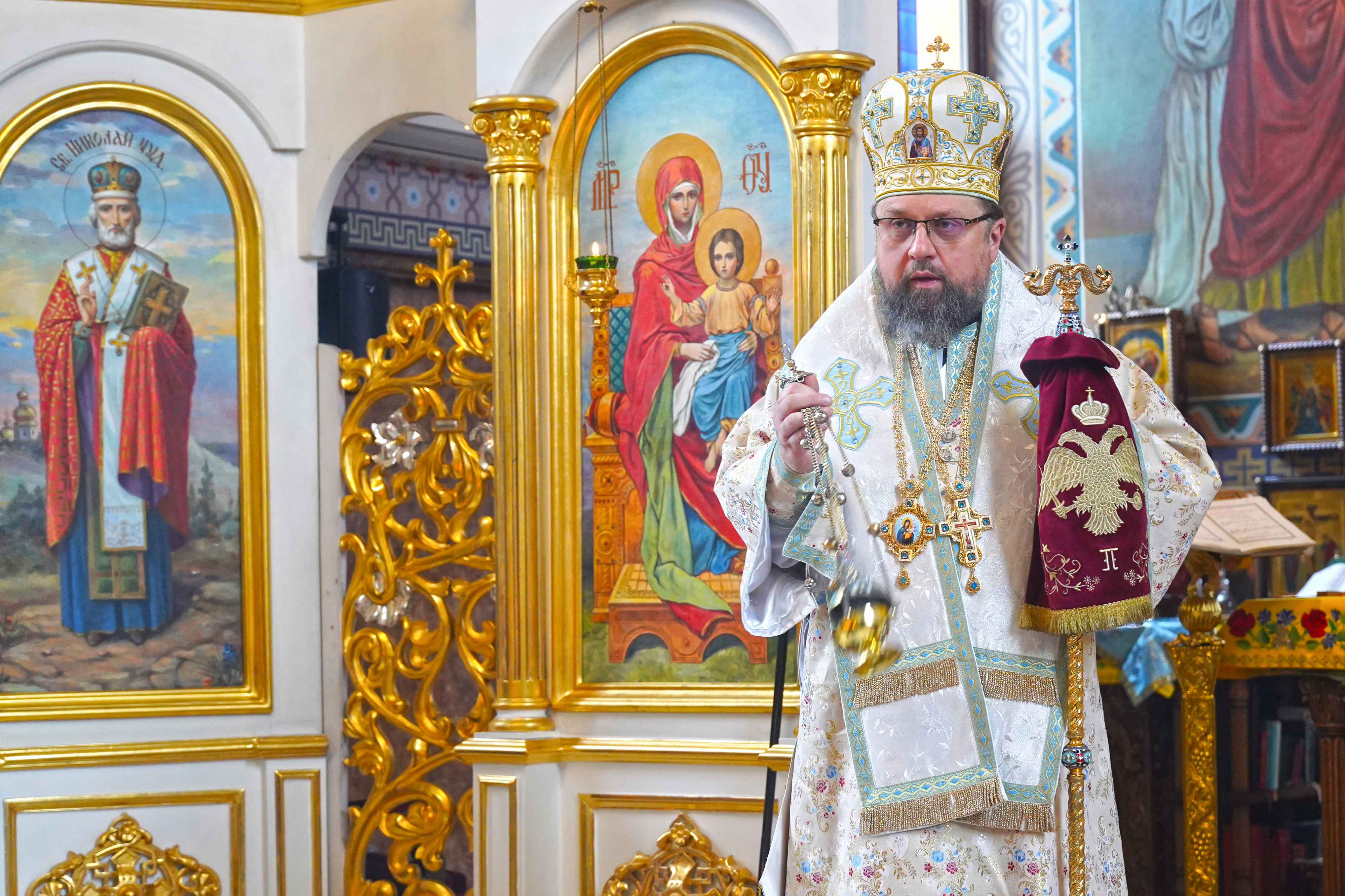 The Divine Liturgy in the Holy Trinity church in Gorlice 