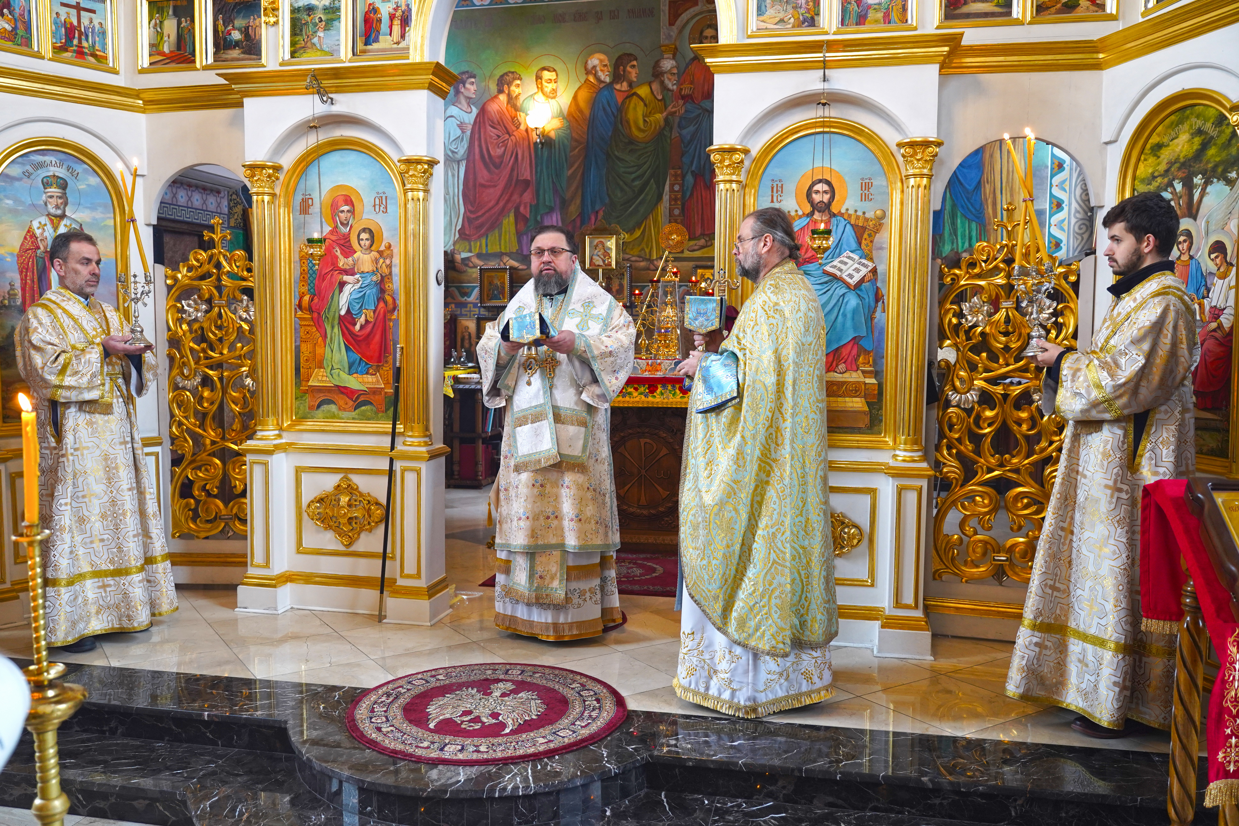 The Divine Liturgy in the Holy Trinity church in Gorlice 