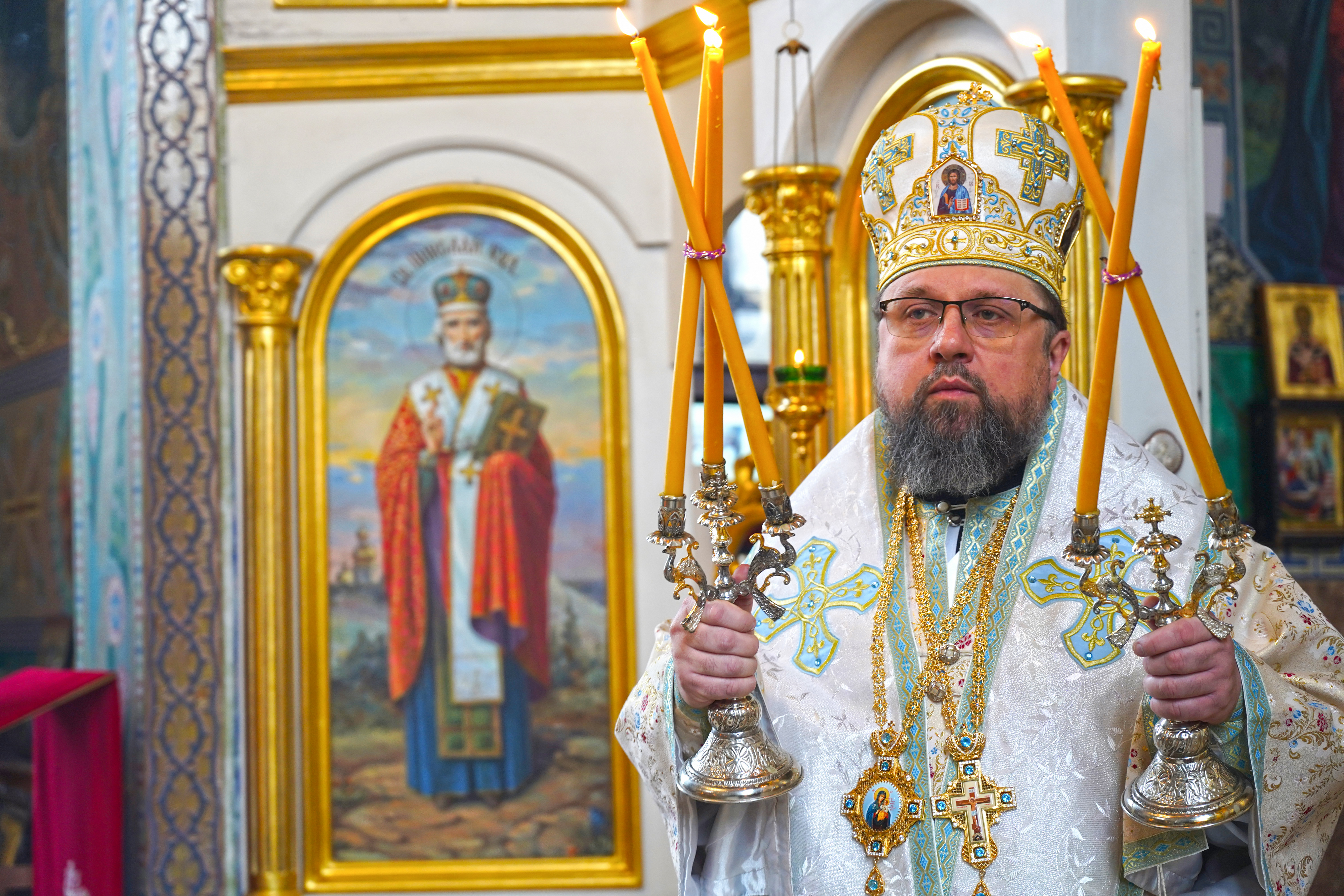 The Divine Liturgy in the Holy Trinity church in Gorlice 