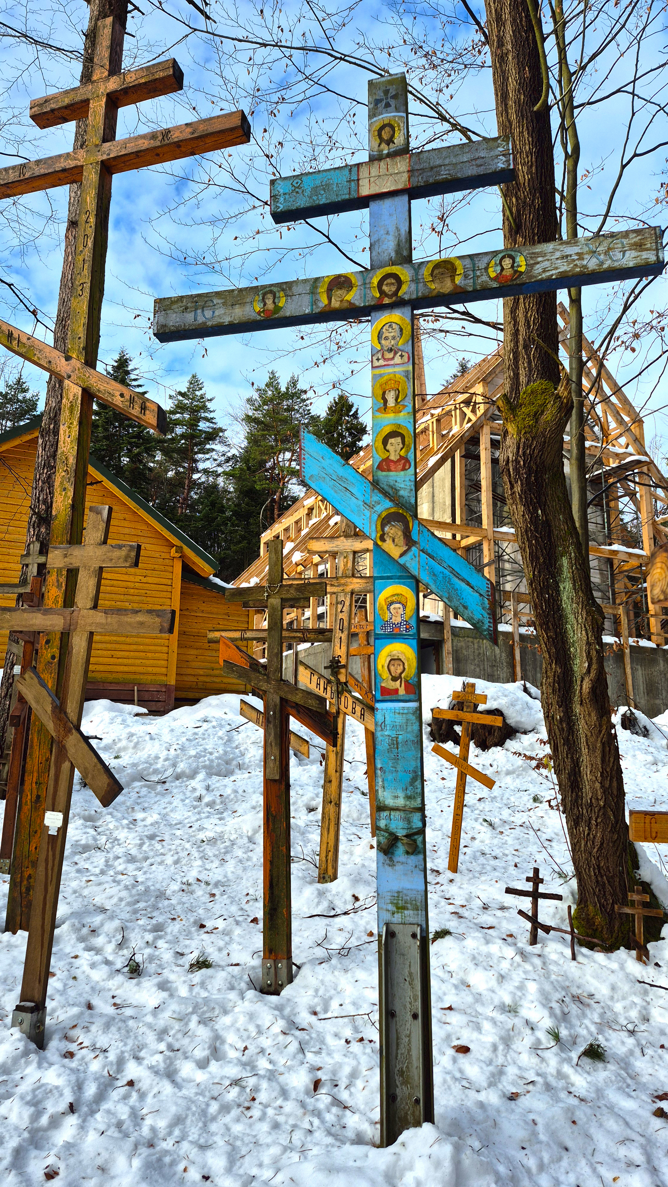 The crosses at Mountain Jawor