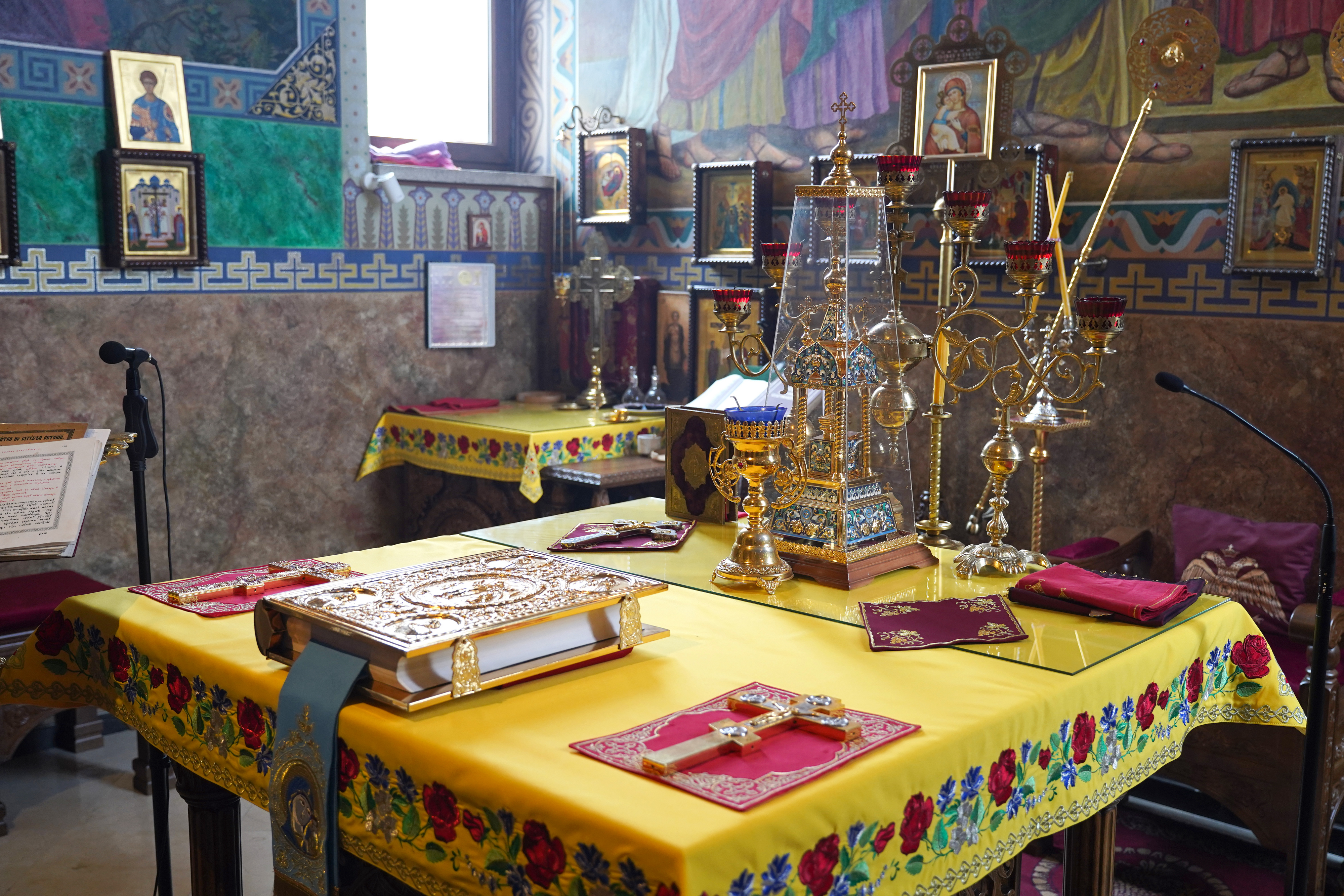 An altar of the Holy Trinity church in Gorlice