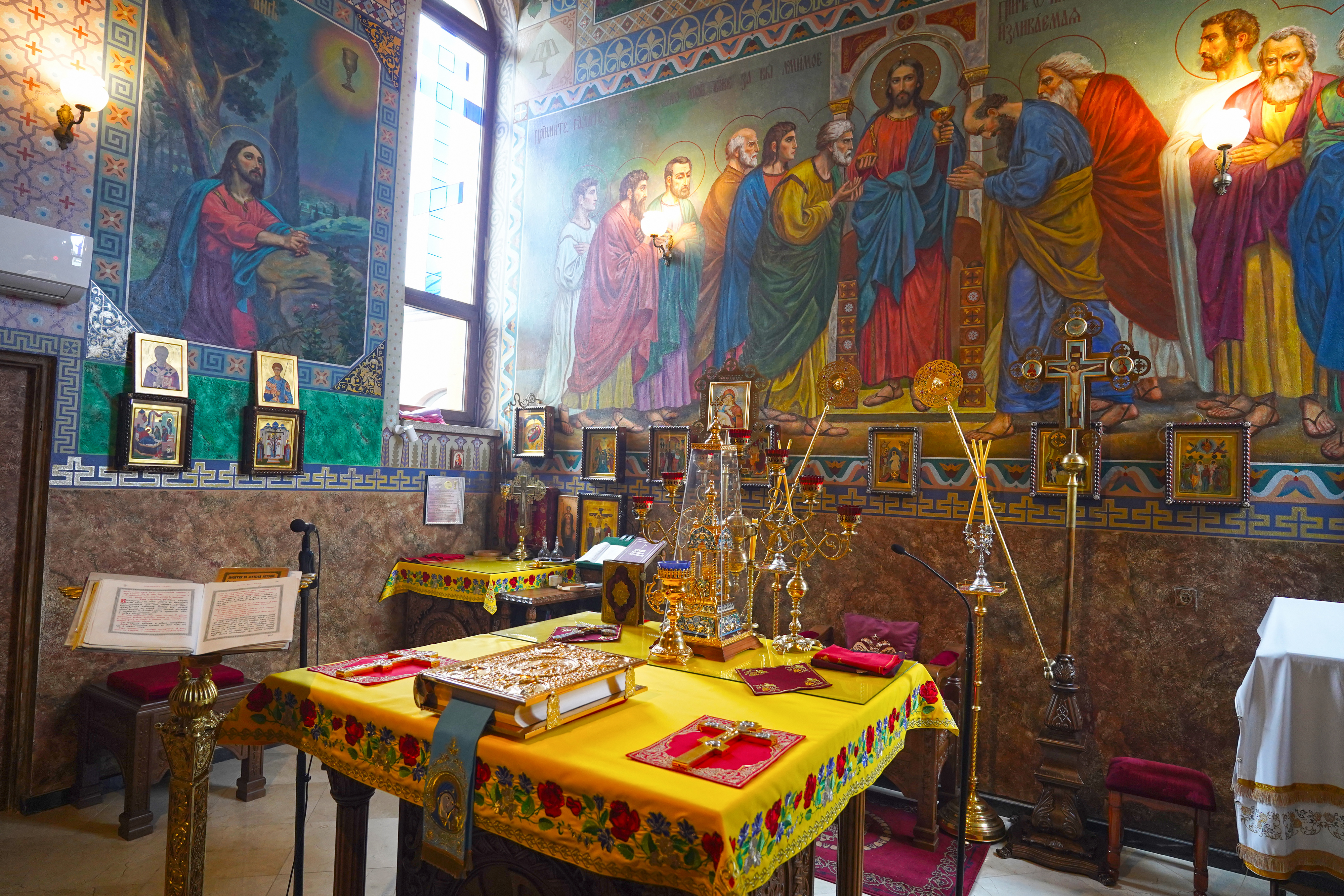 An altar of the Holy Trinity church in Gorlice