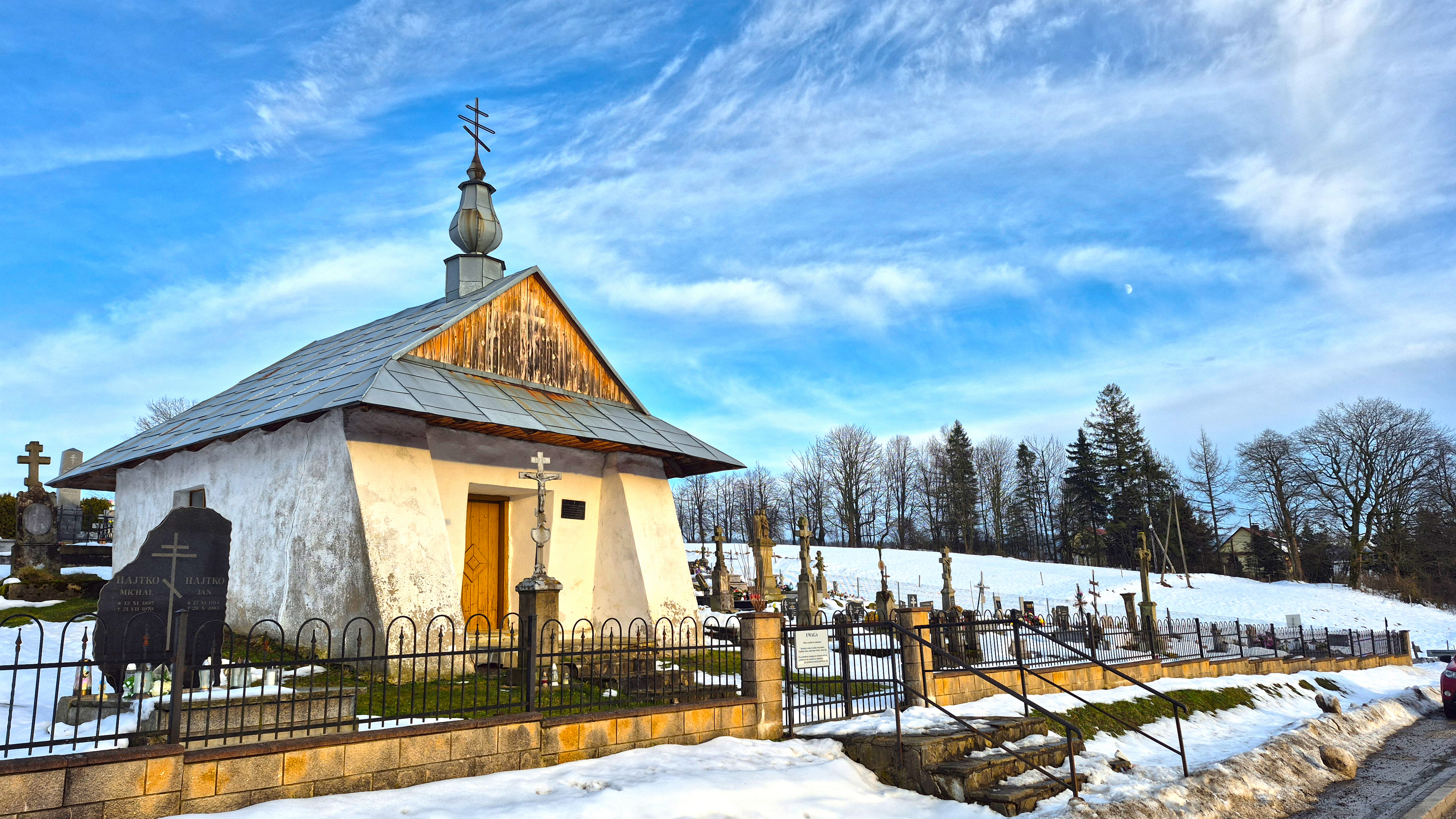 The Orthodox cementary chapel in Żdynia