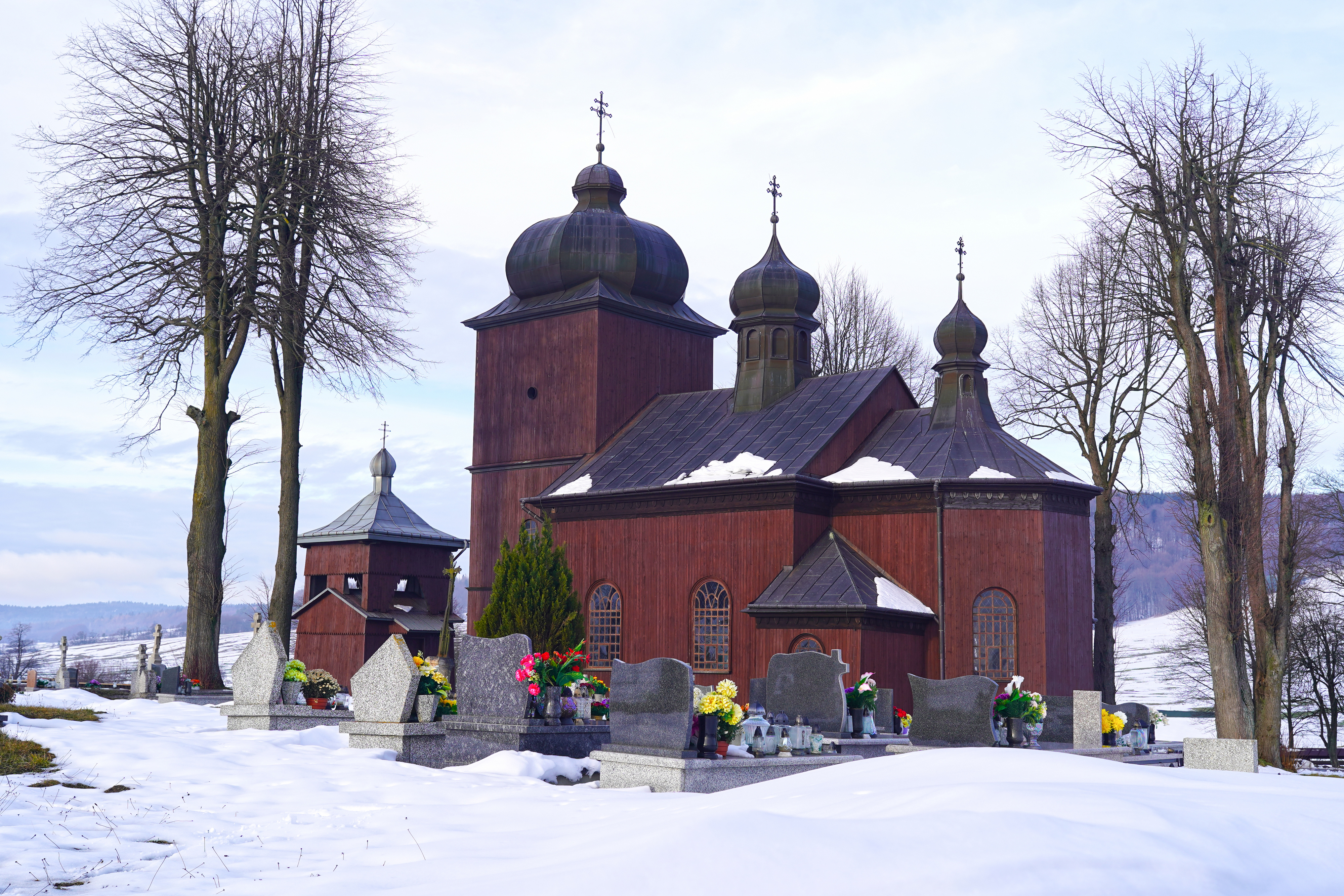 The Orthodox church in Konieczna