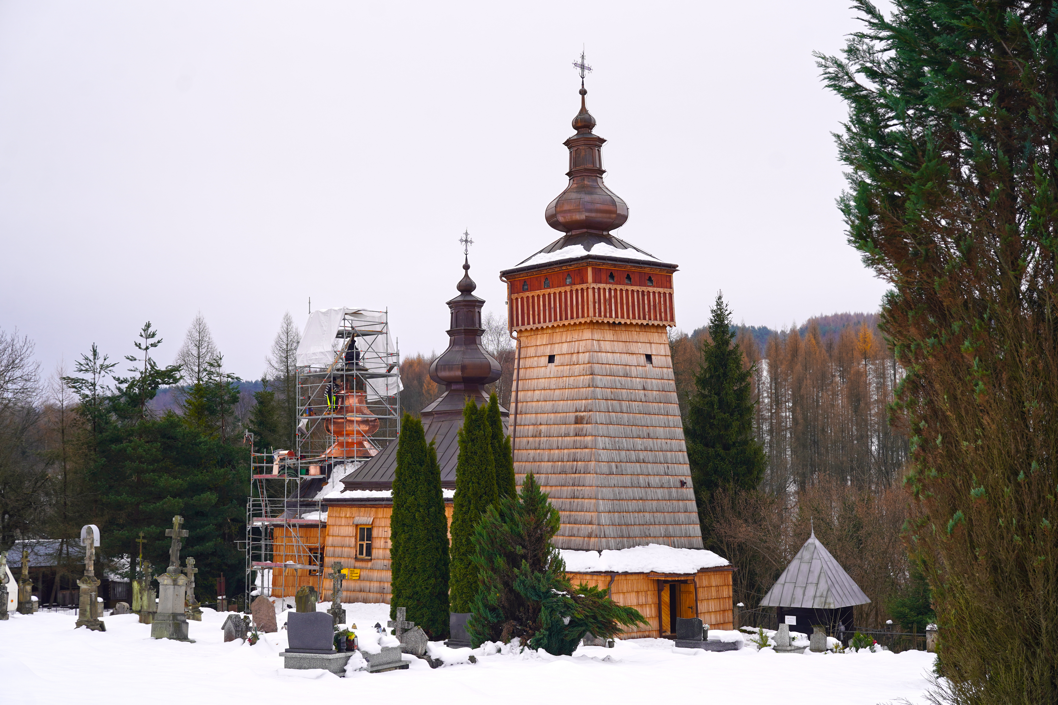 The Orthodox church in Leszczyny