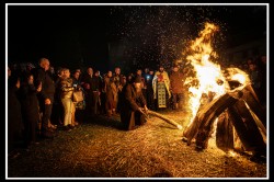 Паљење Бадњака, манастир Студеница 2026.