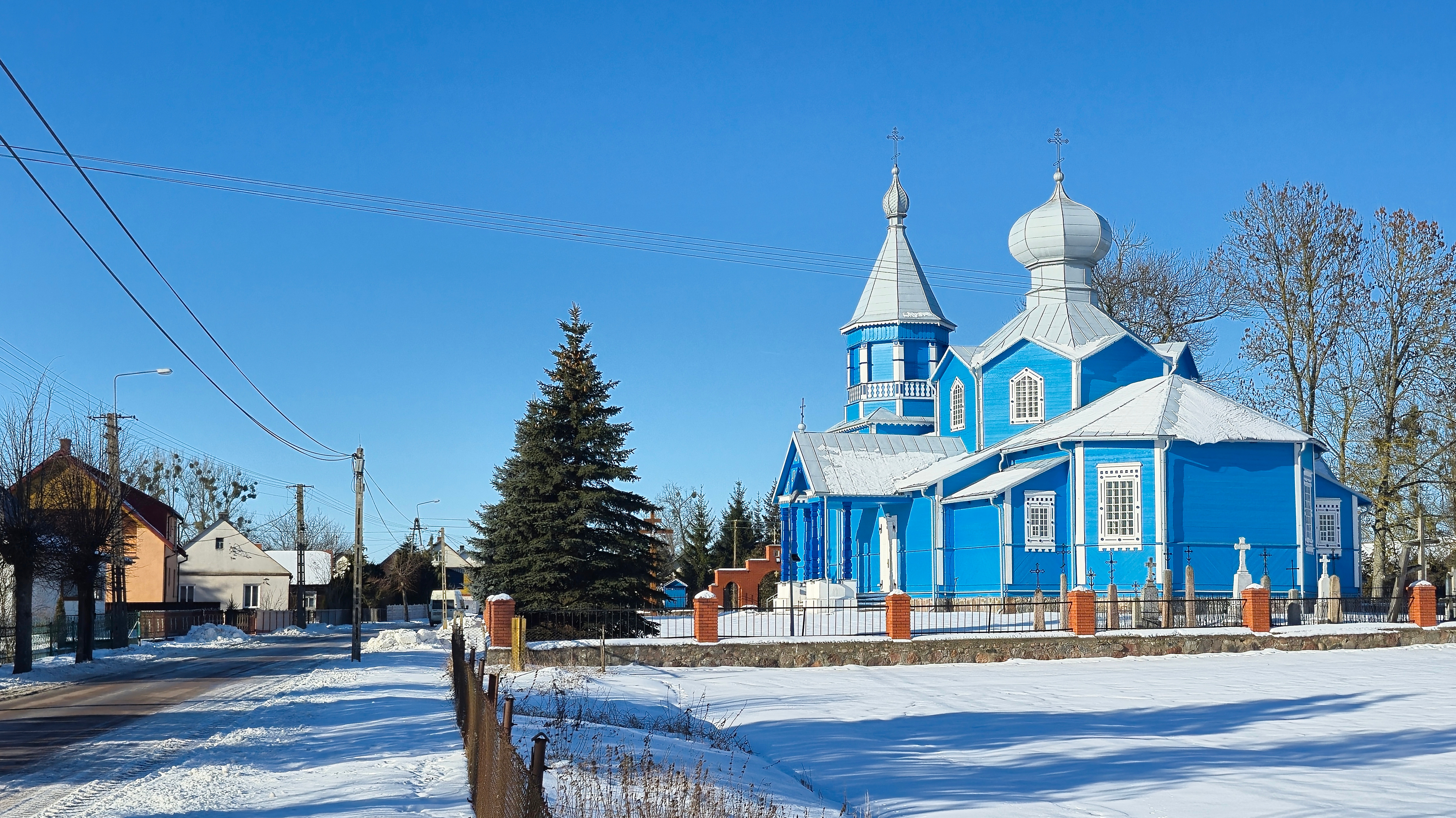 The Orthodox church in Pasynki