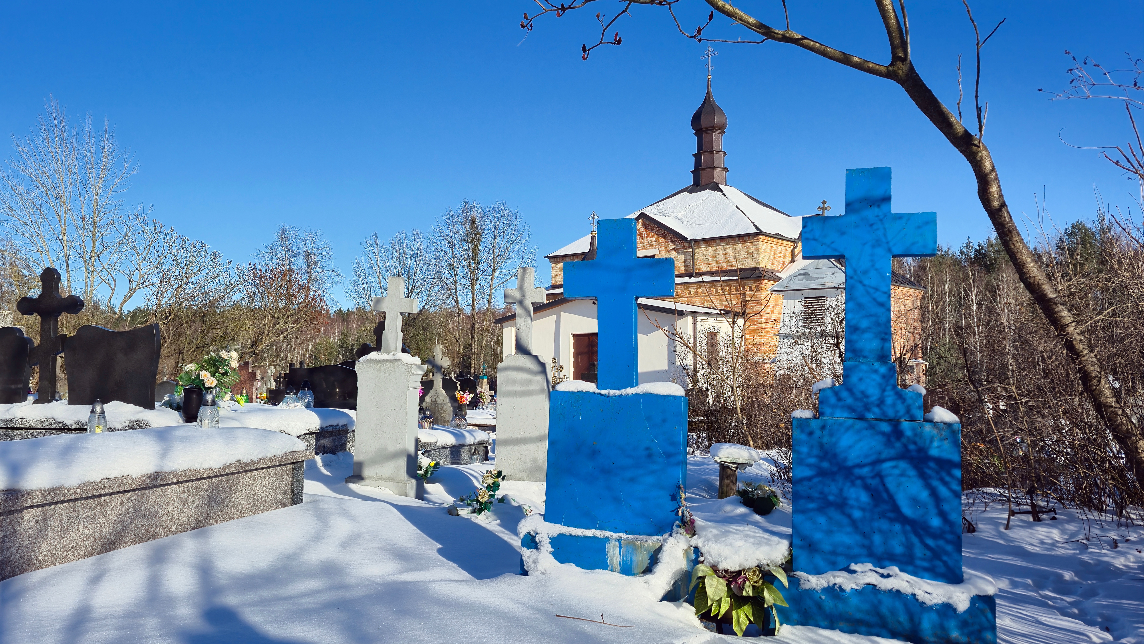 The cementary Orthodox church in Klejniki