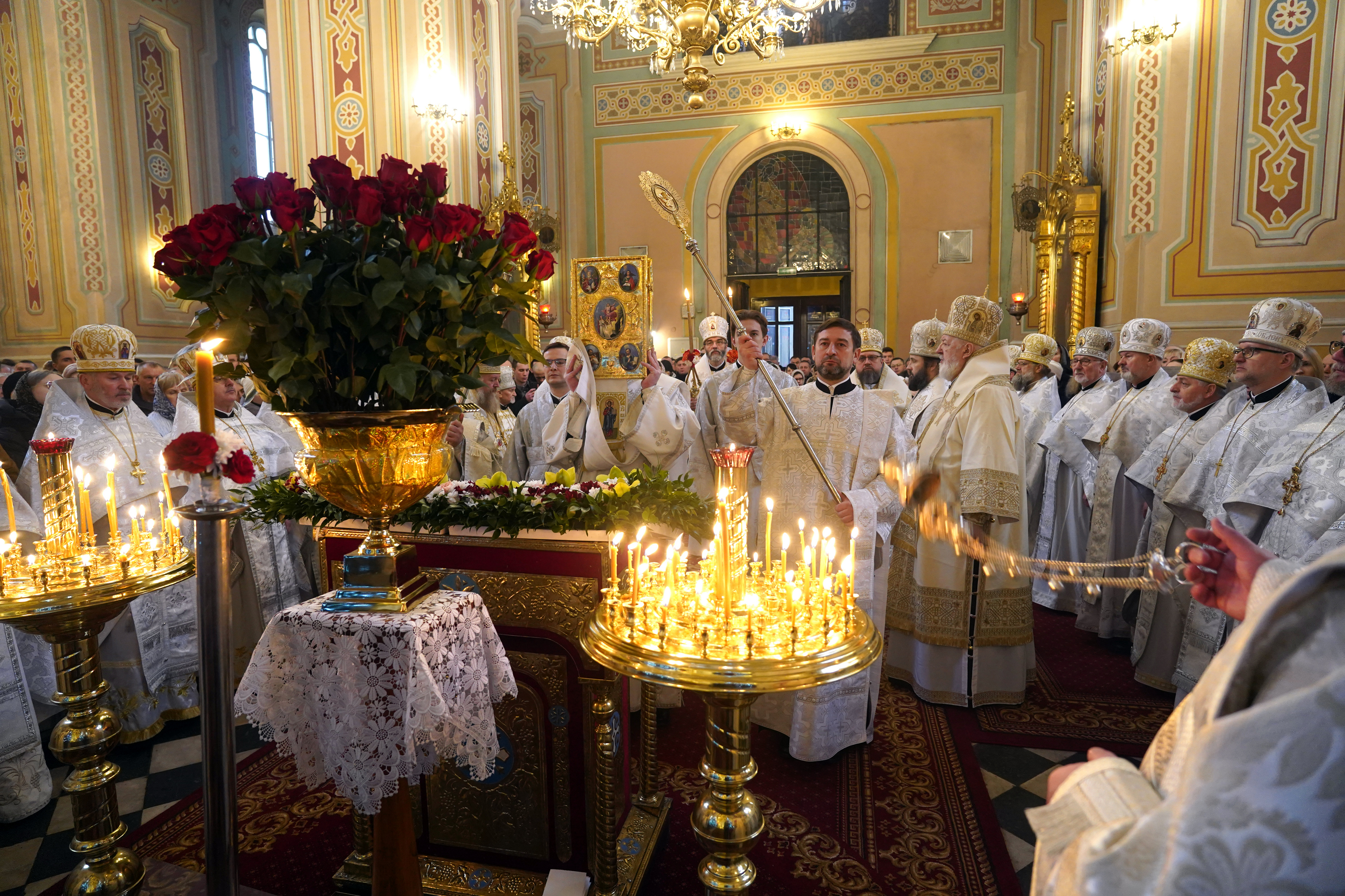St. Sava of Serbia feast in St. Mary Magdalene Metropolitan Cathedral in Warsaw