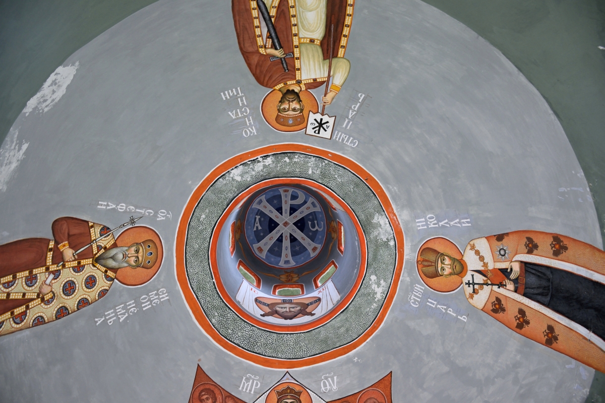 Freski w monasterskiej kaplicy Dajbabe, 2024