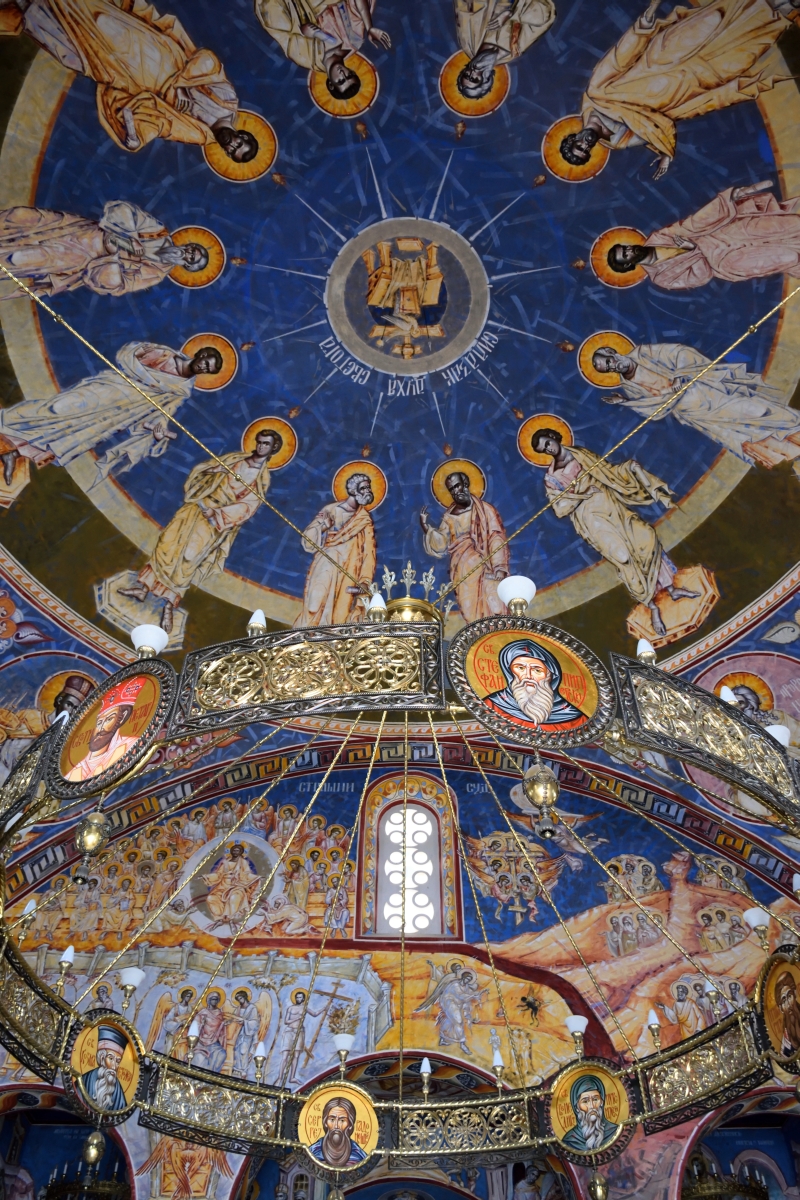 Pentecost and saints frescoes, Bar, 2024