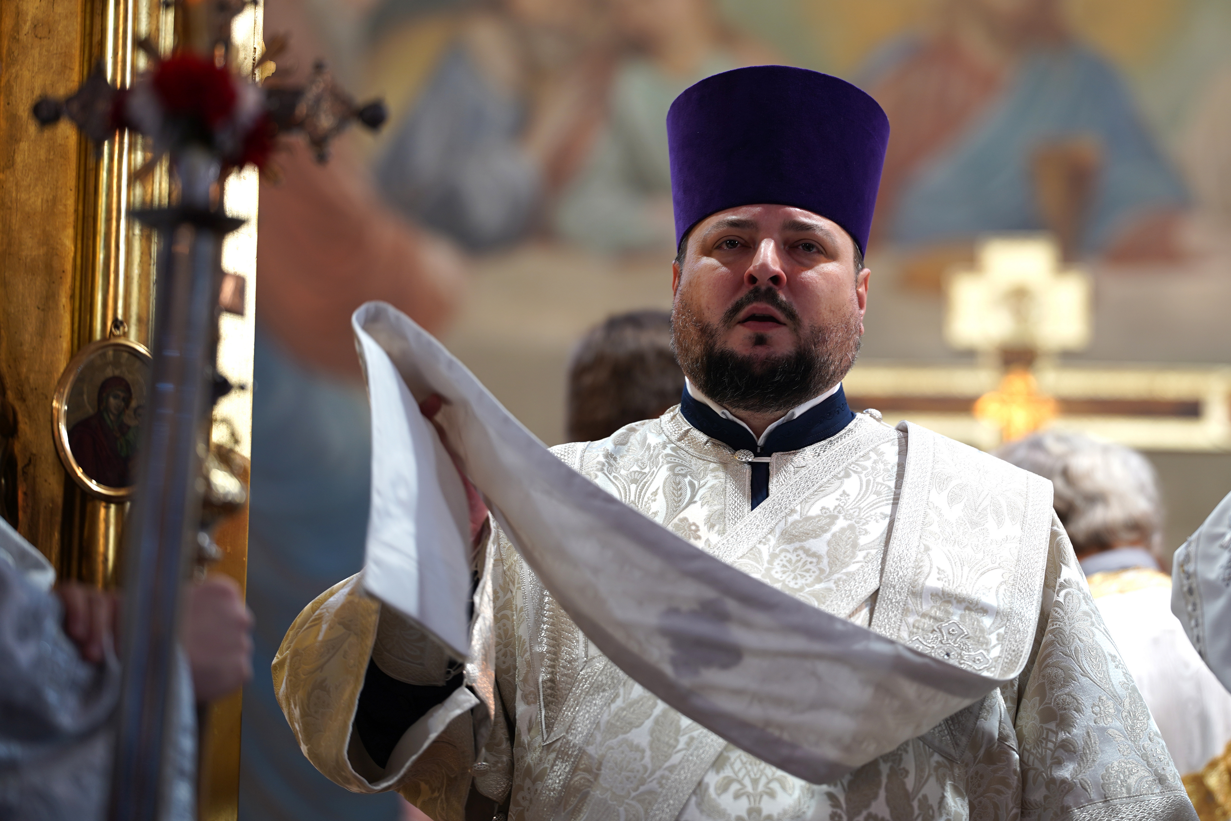 St. Sava of Serbia feast in St. Mary Magdalene Metropolitan Cathedral in Warsaw