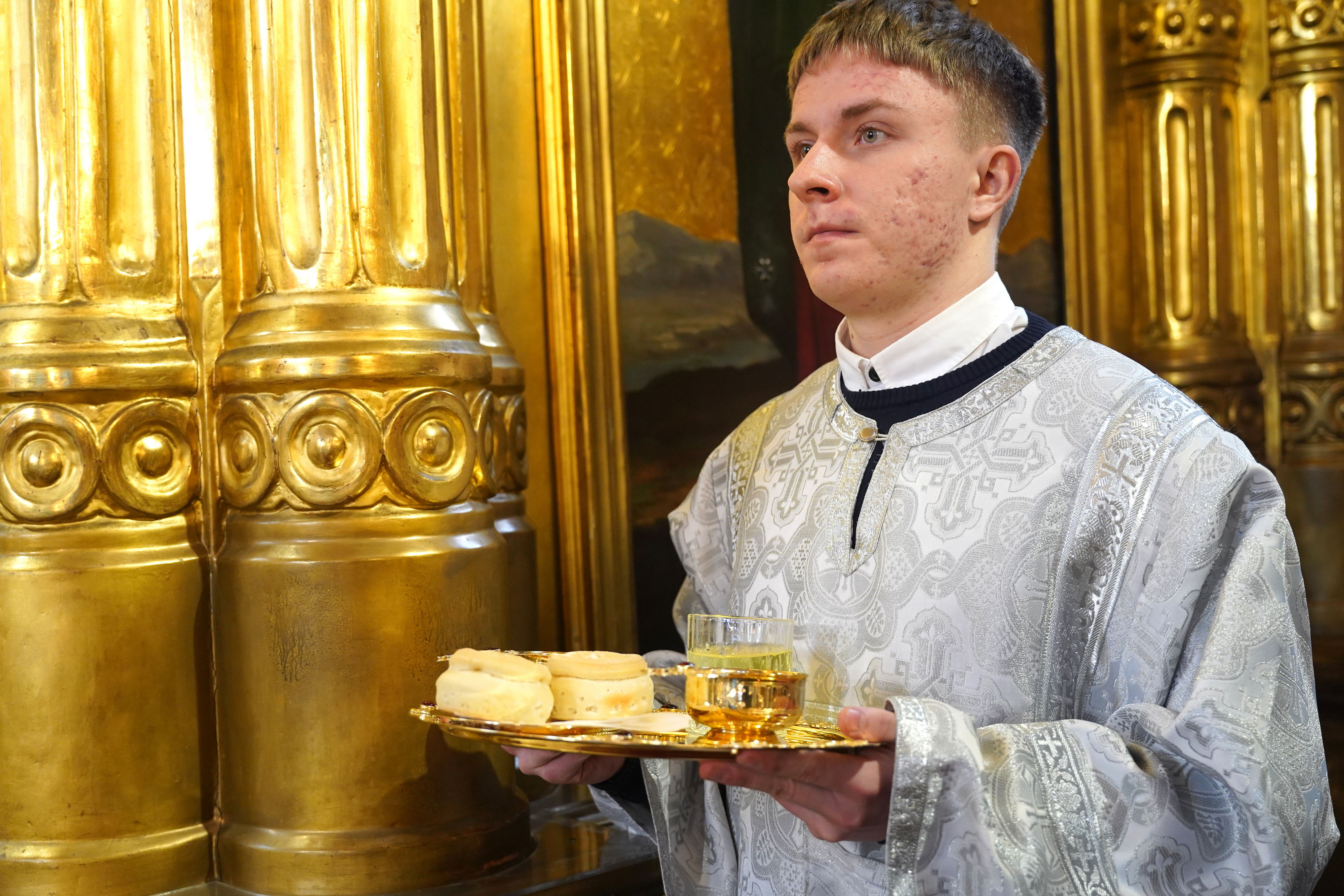 St. Sava of Serbia feast in St. Mary Magdalene Metropolitan Cathedral in Warsaw