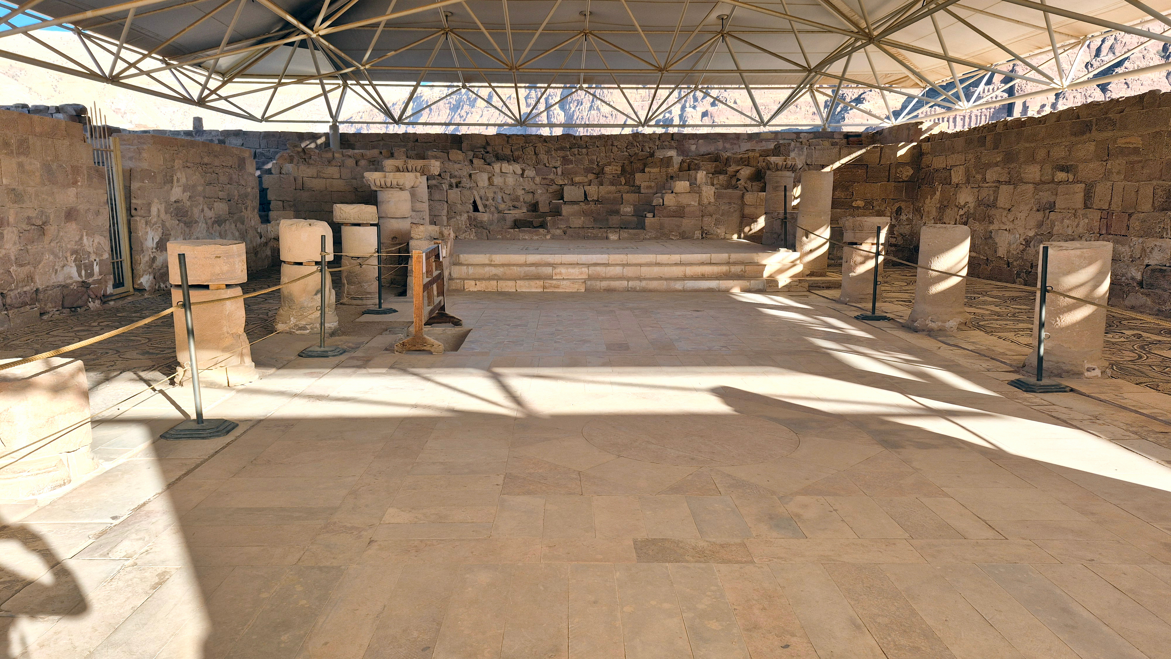 Christian basilica in Petra, 6th century