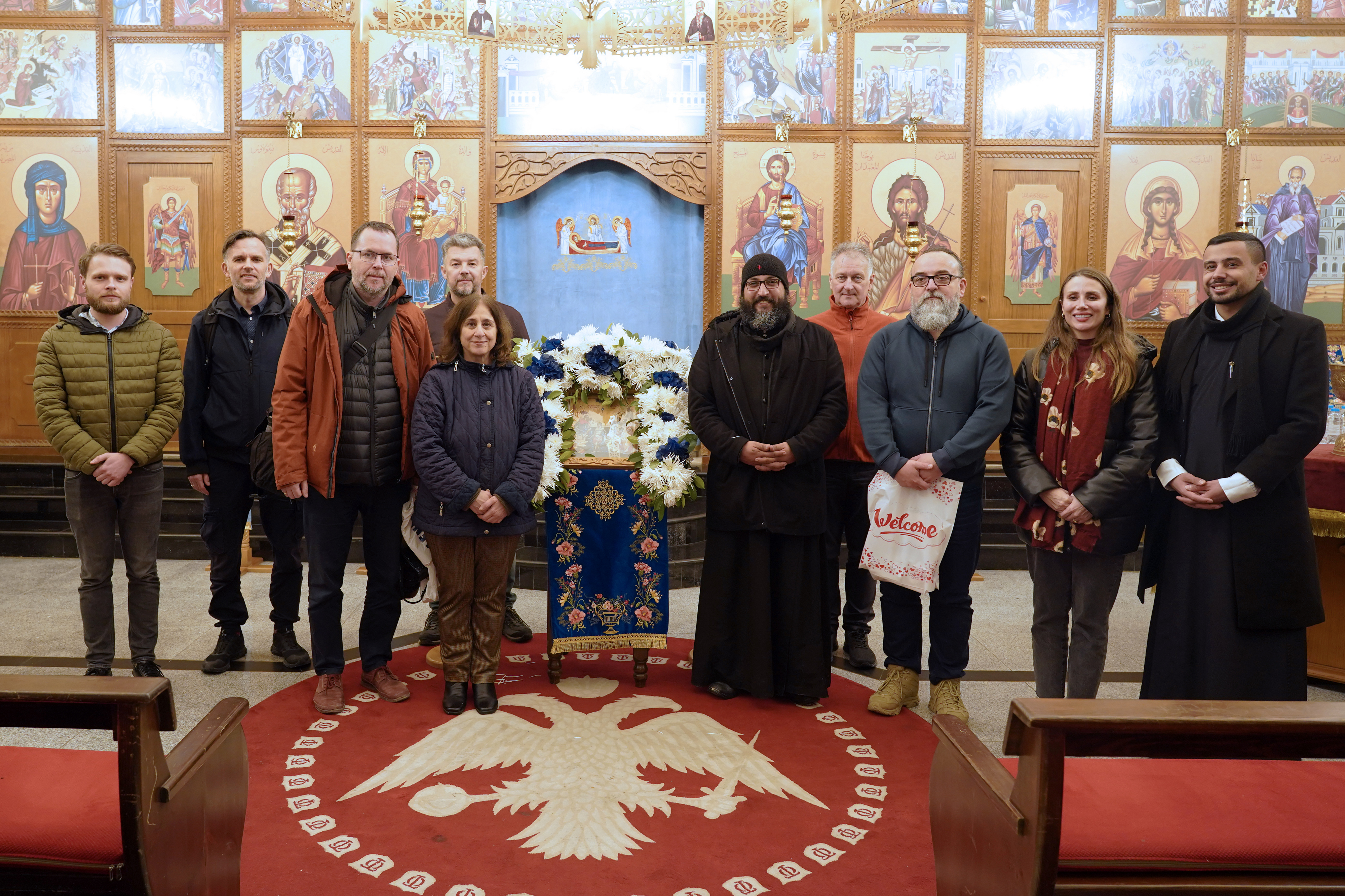 In St. Nicholas Orthodox church in Amman