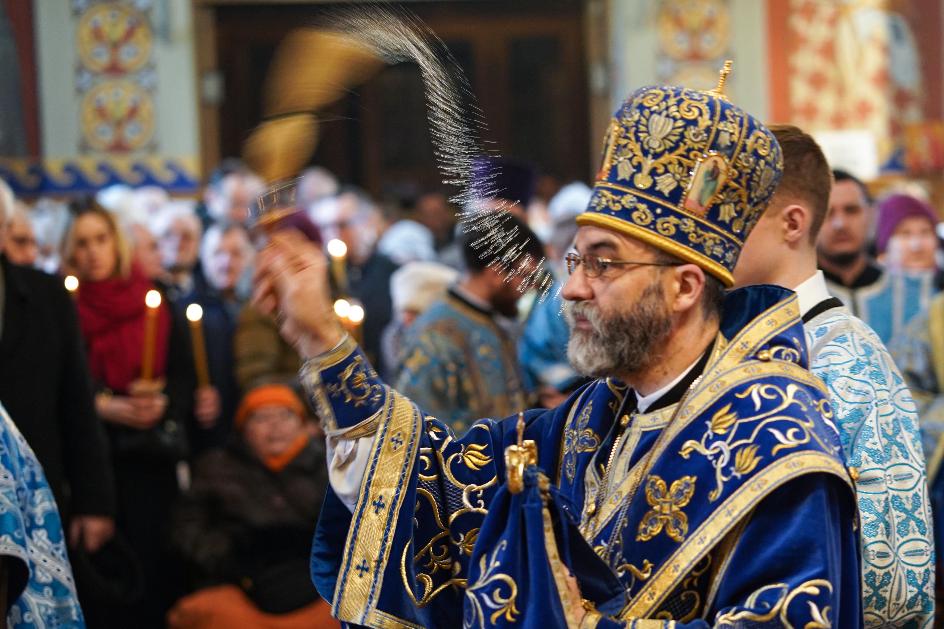 The Meeting of the Lord feast in St. Nicholas Cathedral in Białystok