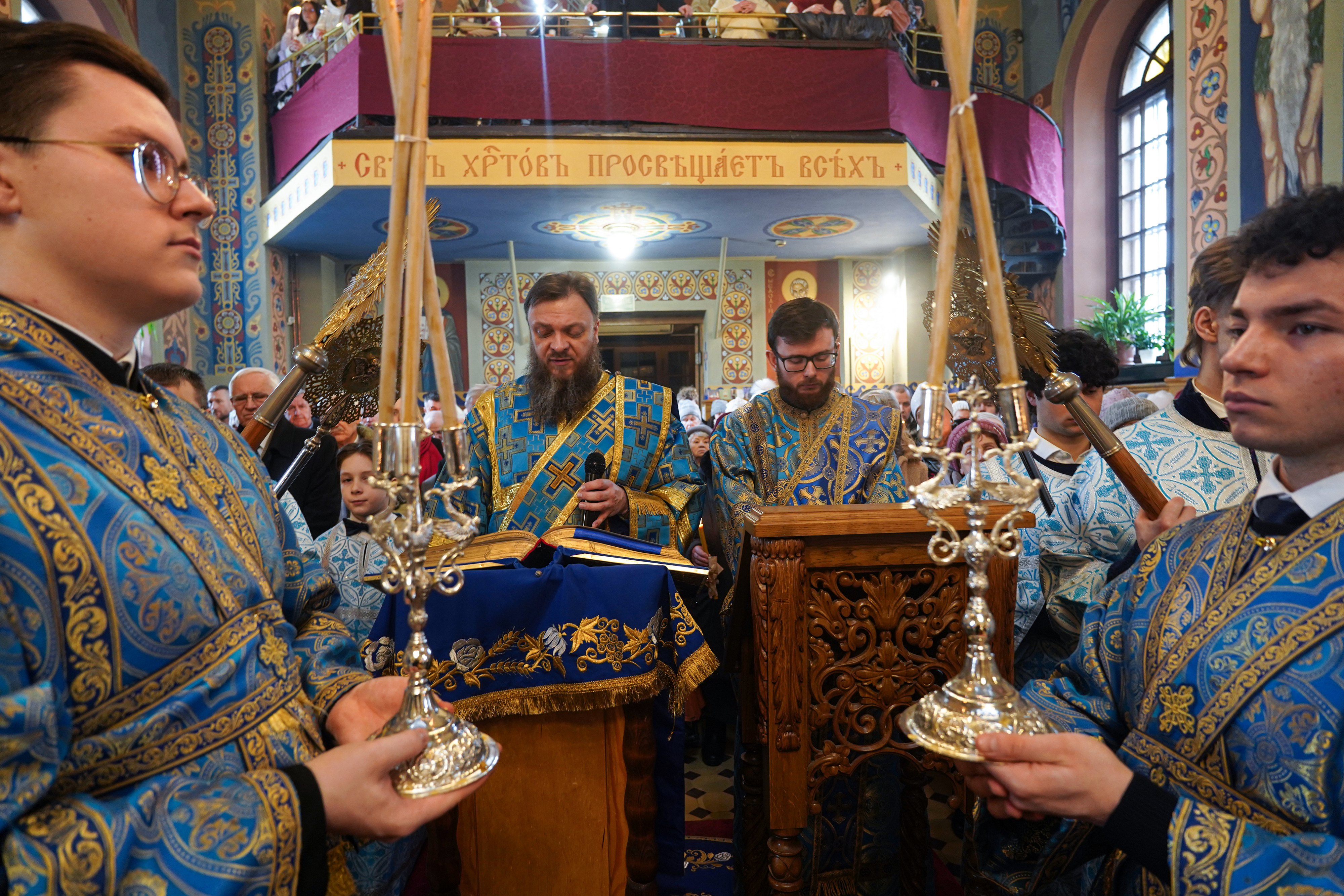 The Meeting of the Lord feast in St. Nicholas Cathedral in Białystok