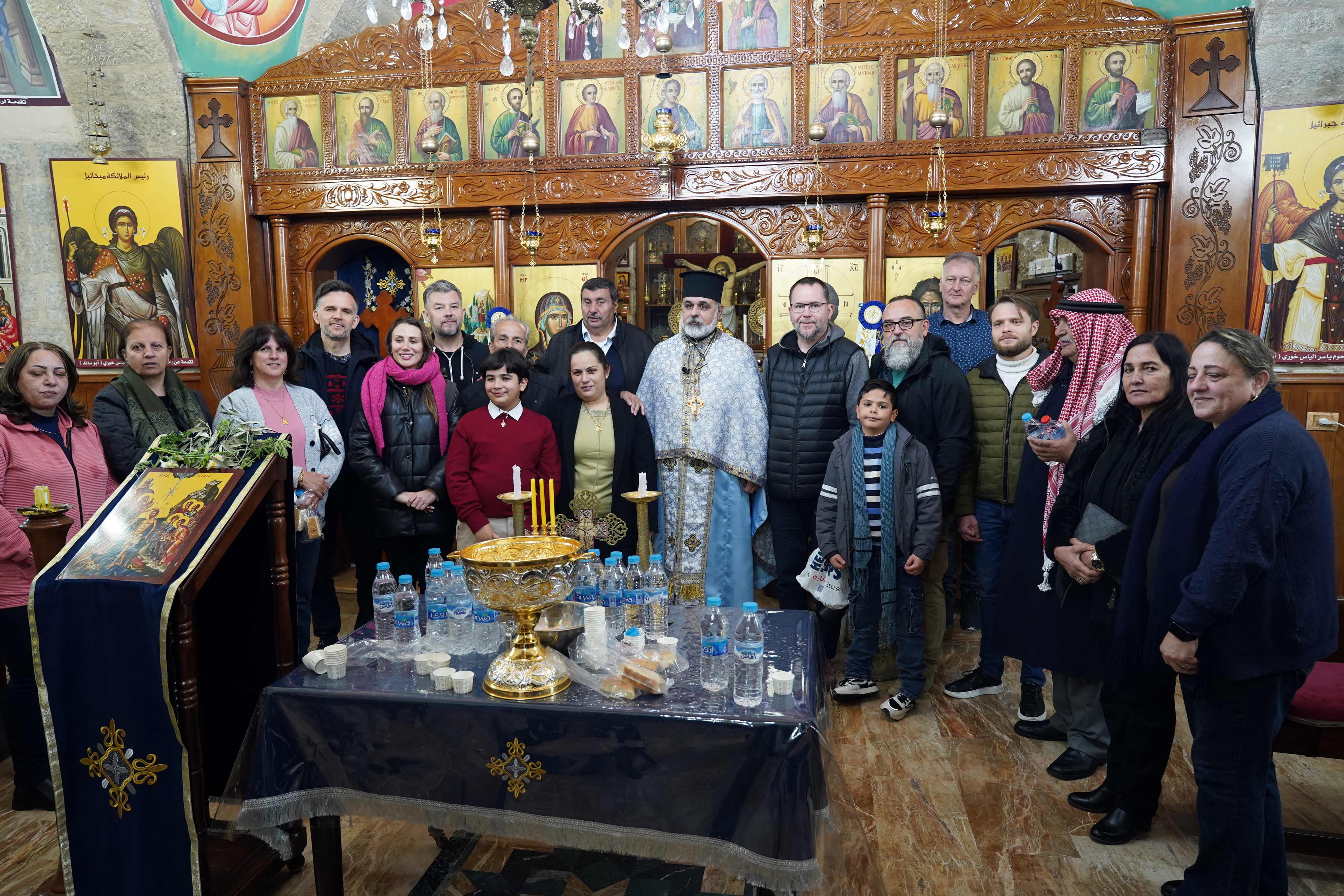Epiphany in St. George Orthodox church in Andżara