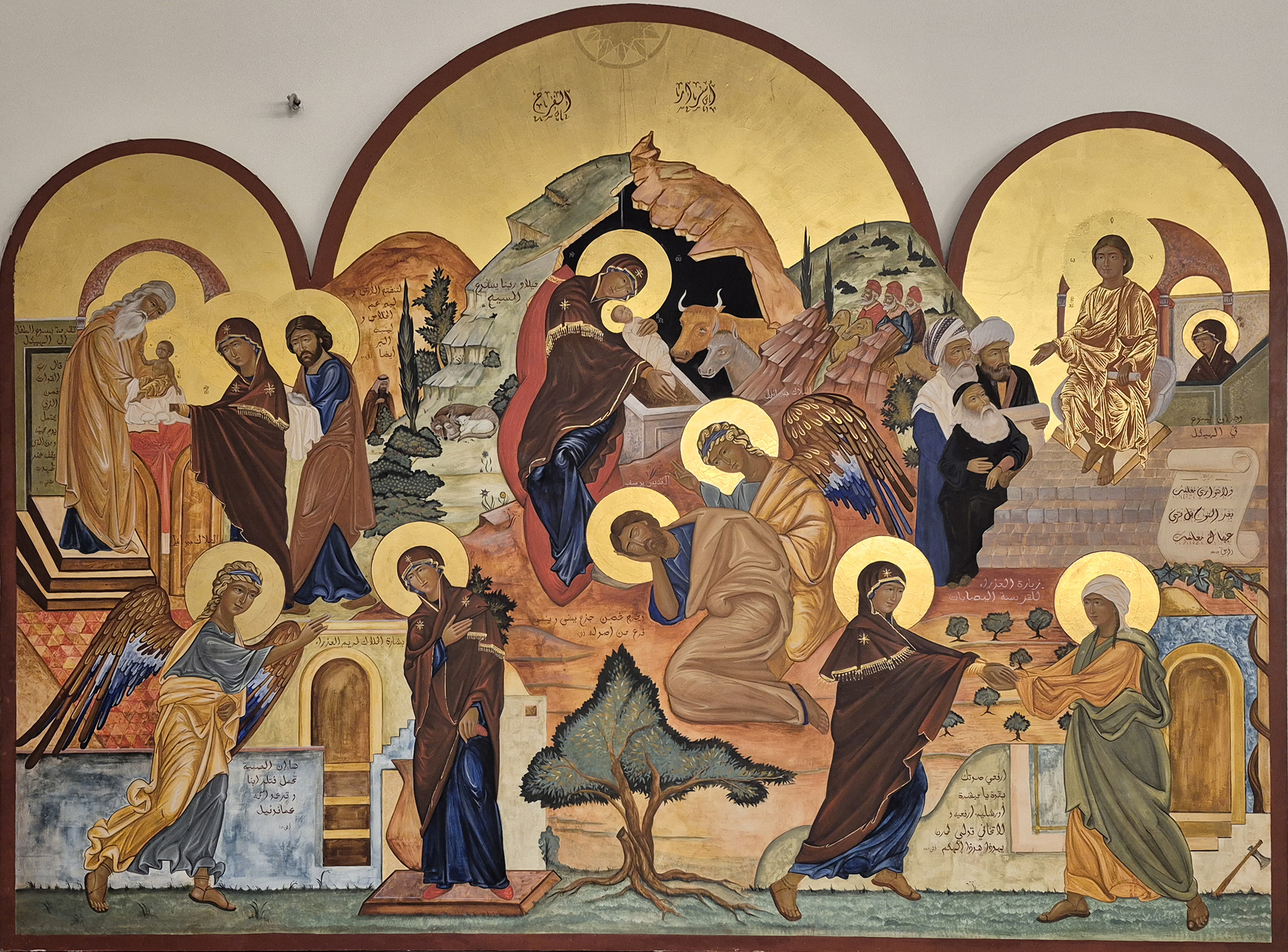 The interesting icon from Roman Catholic church in Andżara