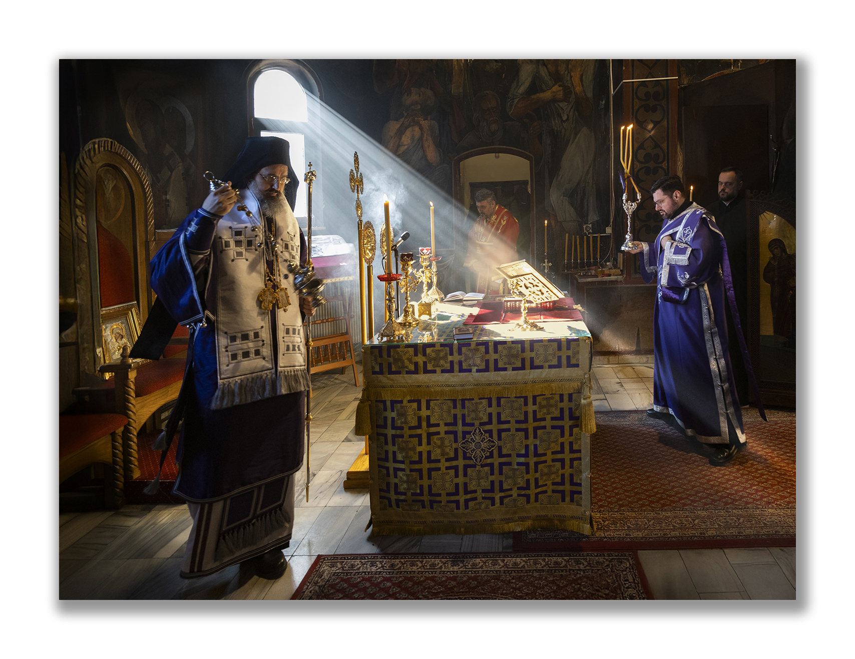 Епископ Тихон на пређеосвећеној