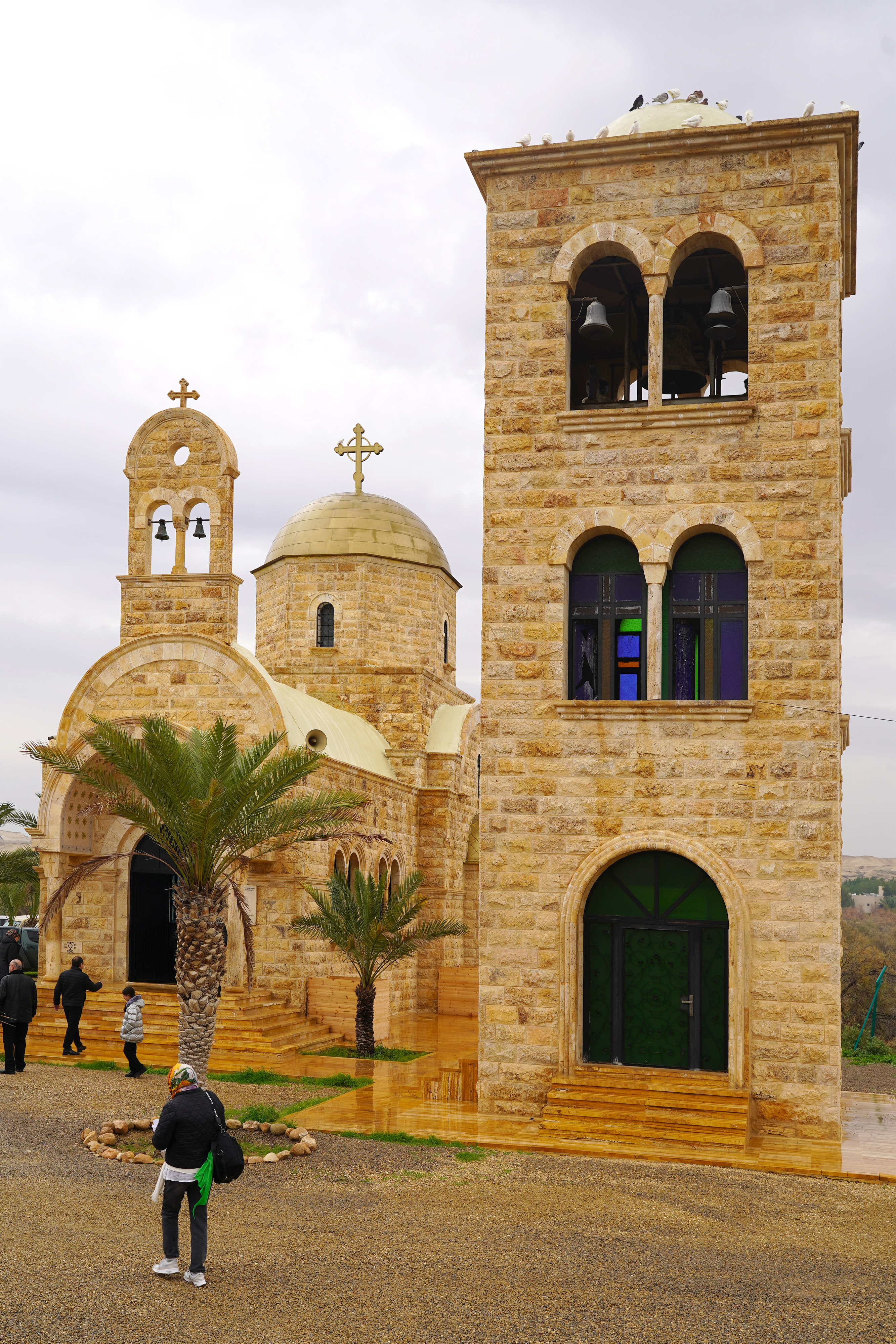 The Orthodox church close to baptism place of Jesus Christ