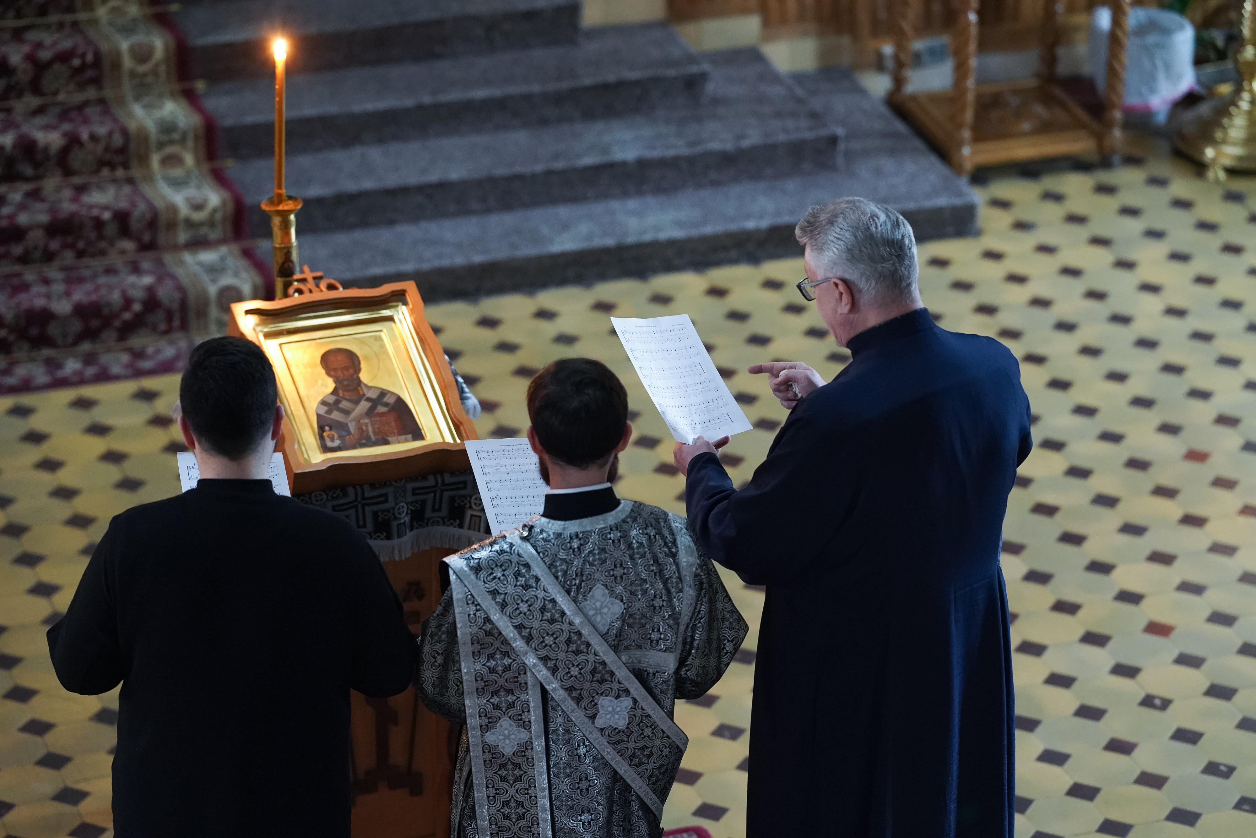 The first Liturgy of the Presanctified Gifts in St. Nicholas Cathedral in Białystok
