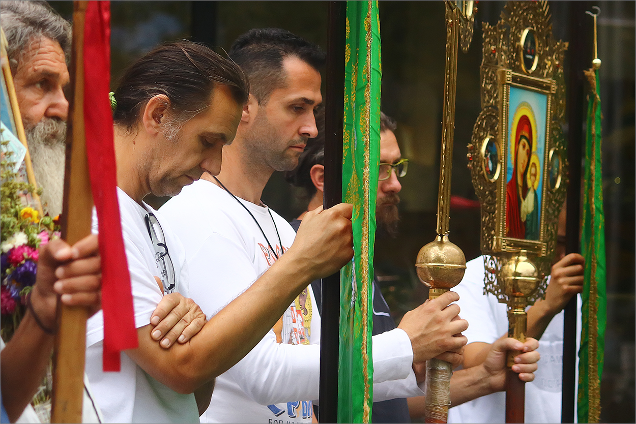 Before the procession