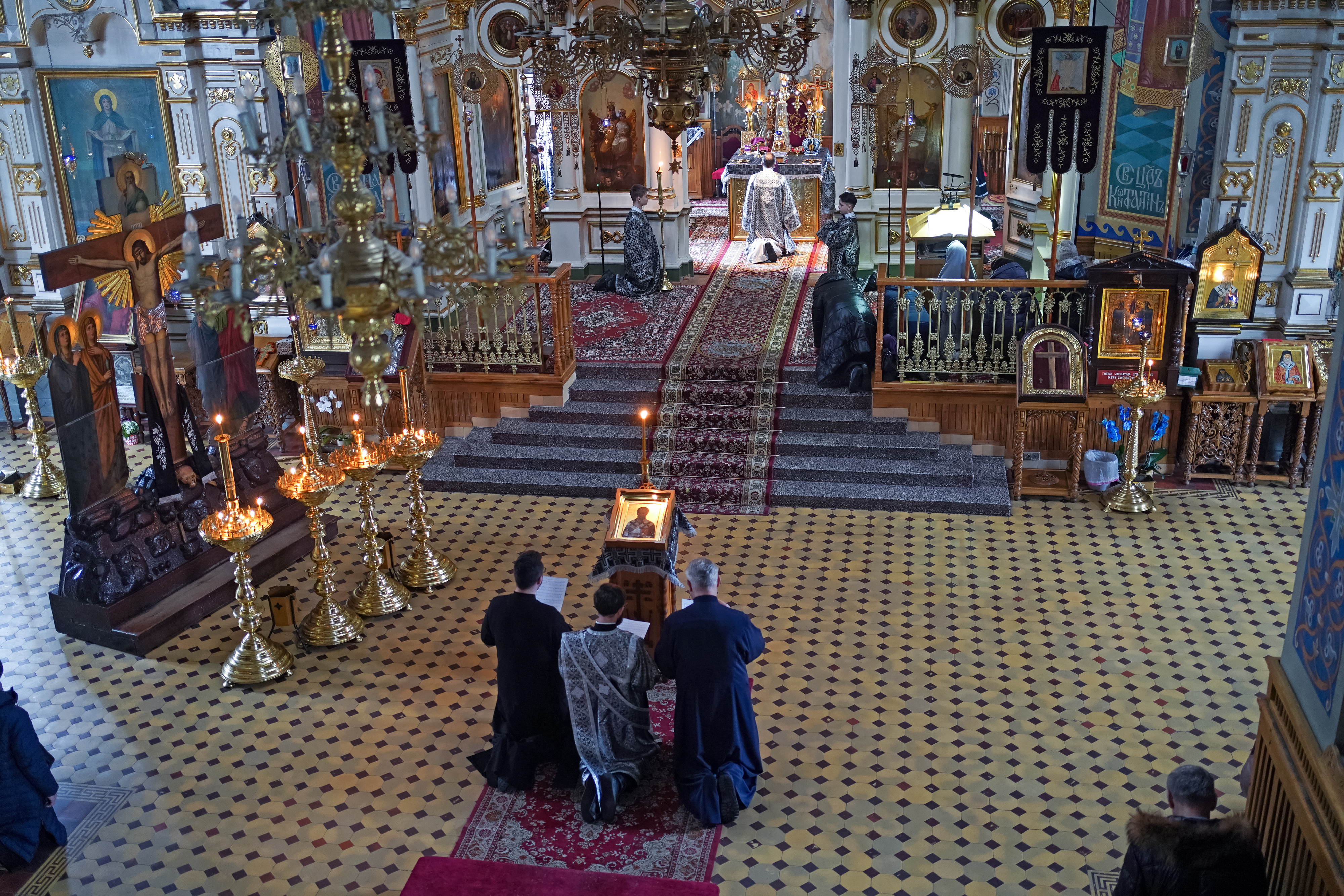 The first Liturgy of the Presanctified Gifts in St. Nicholas Cathedral in Białystok