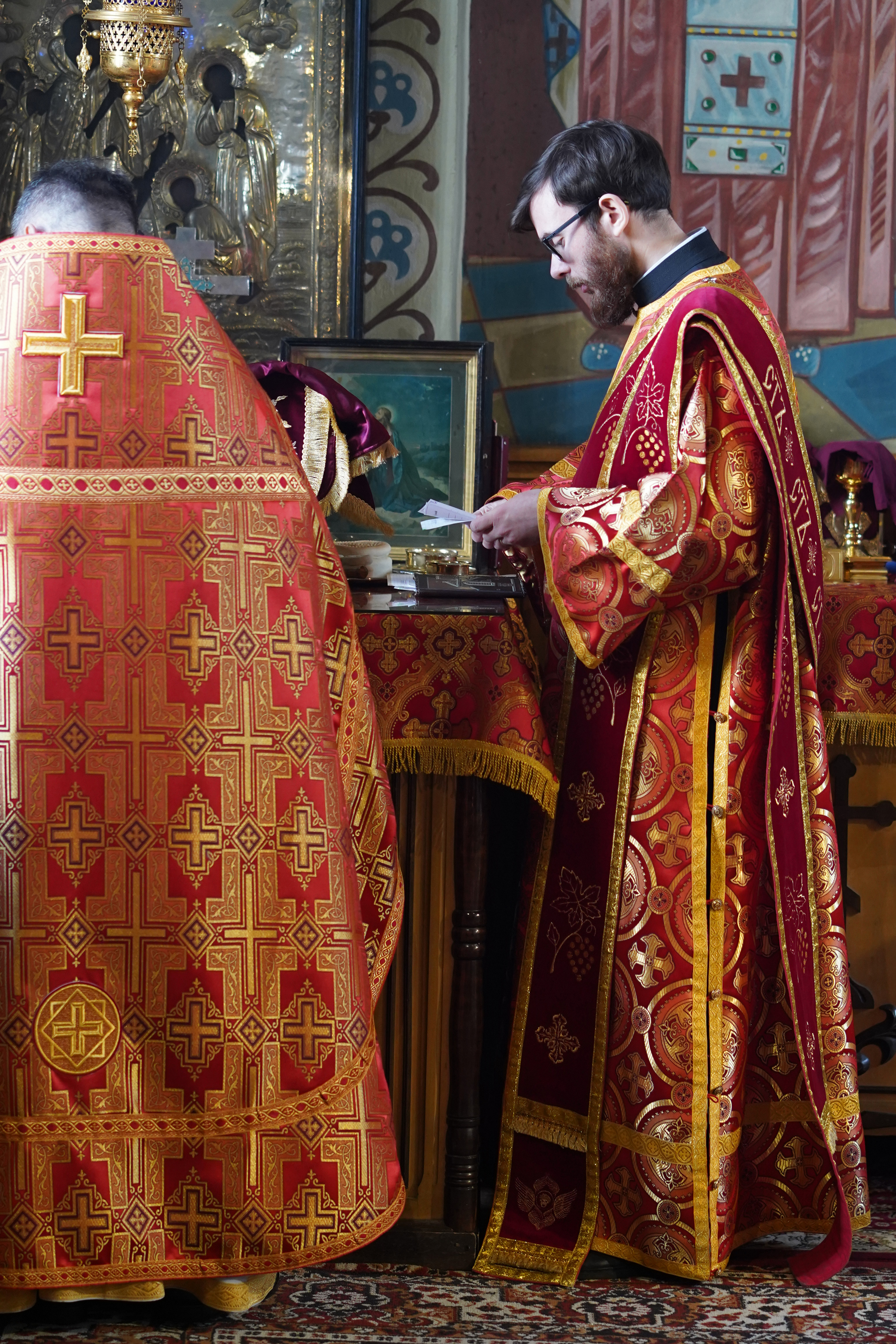 The Divine Liturgy on Sunday of the Adoration of the Holy Cross i St. Nicholas Cathedral, Białystok