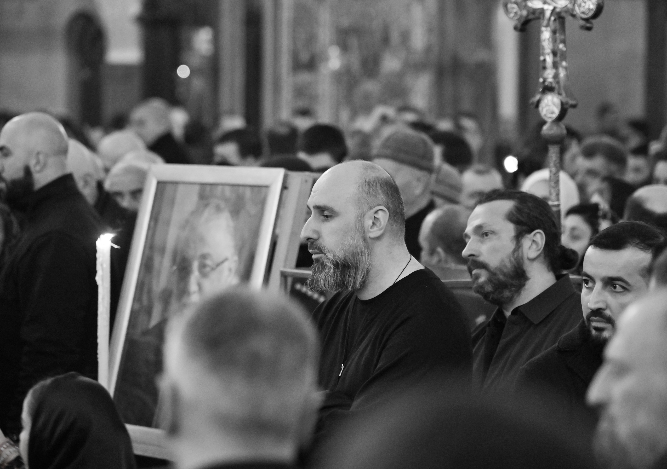 Кадры с похорон Патриарха