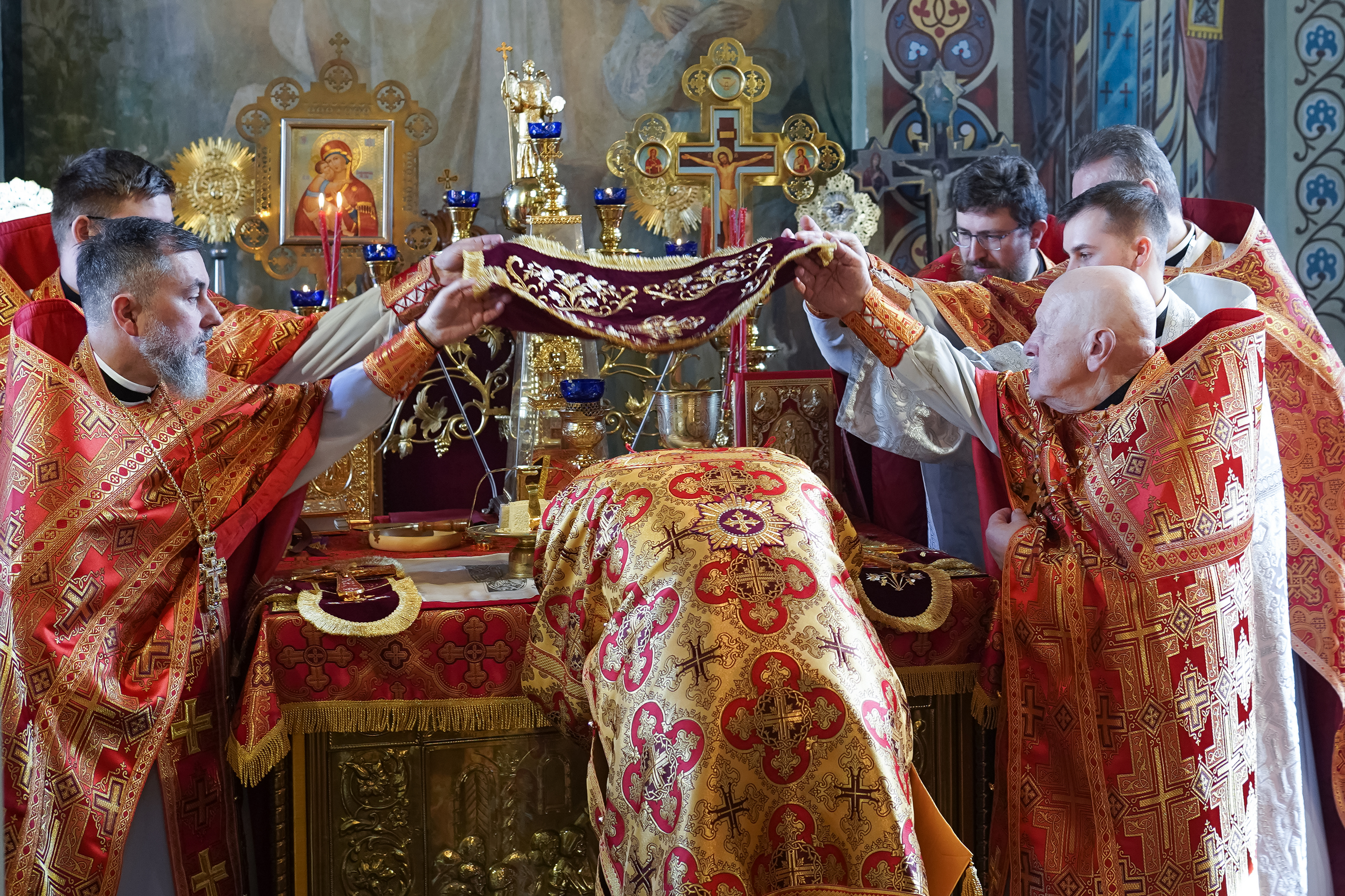 The Divine Liturgy on Sunday of the Adoration of the Holy Cross i St. Nicholas Cathedral, Białystok