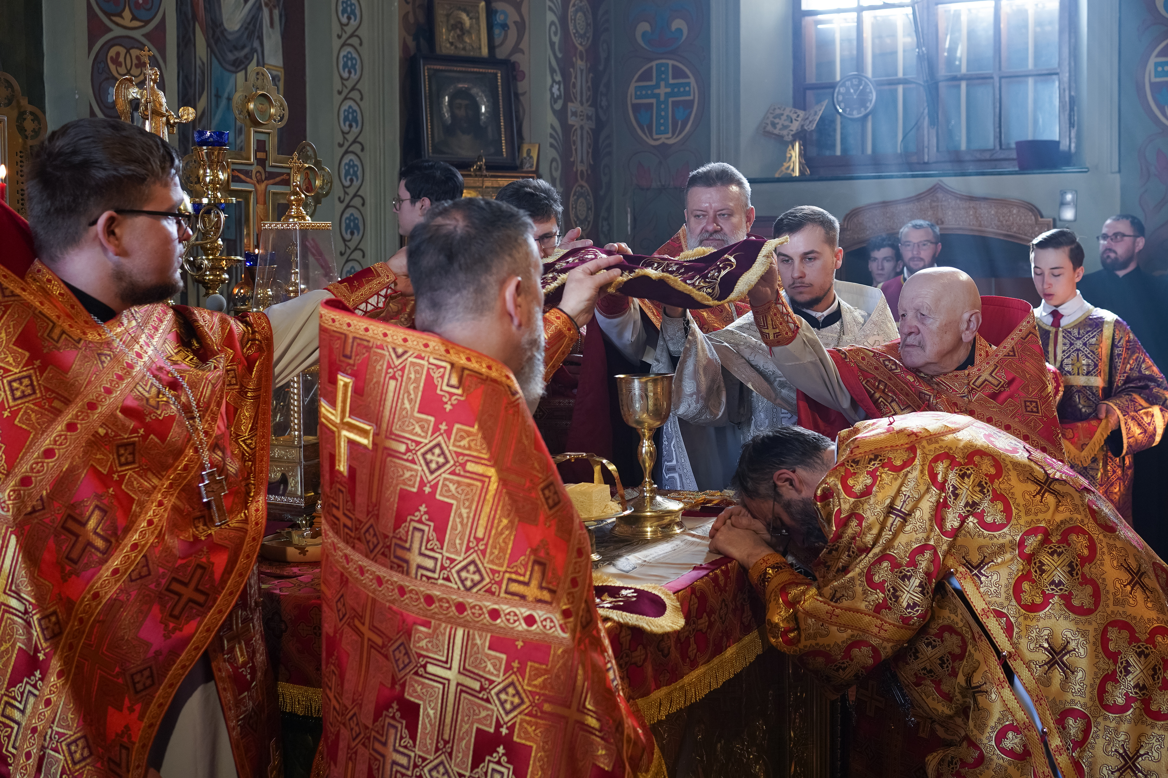 The Divine Liturgy on Sunday of the Adoration of the Holy Cross i St. Nicholas Cathedral, Białystok
