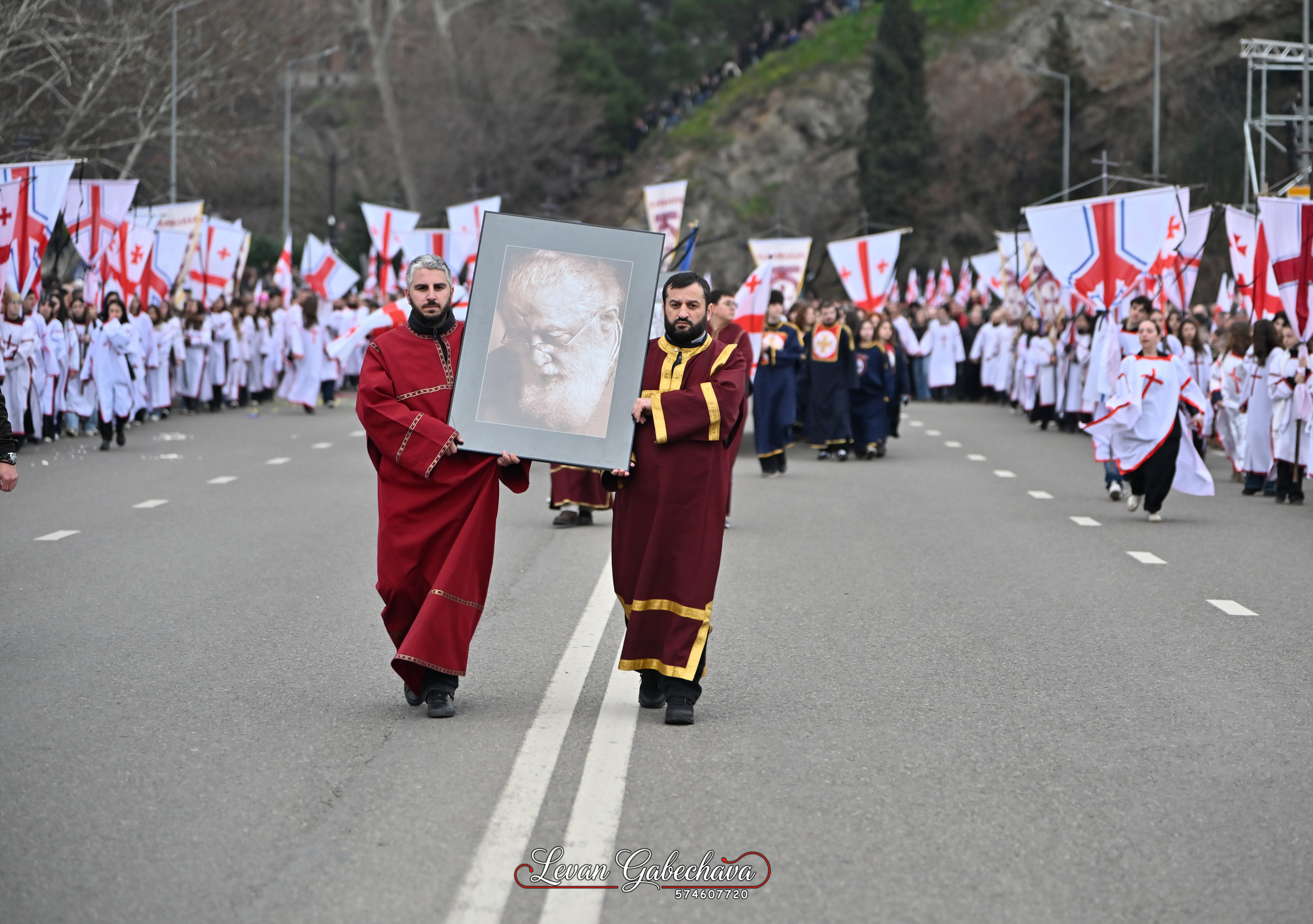 Кадры с похорон Патриарха