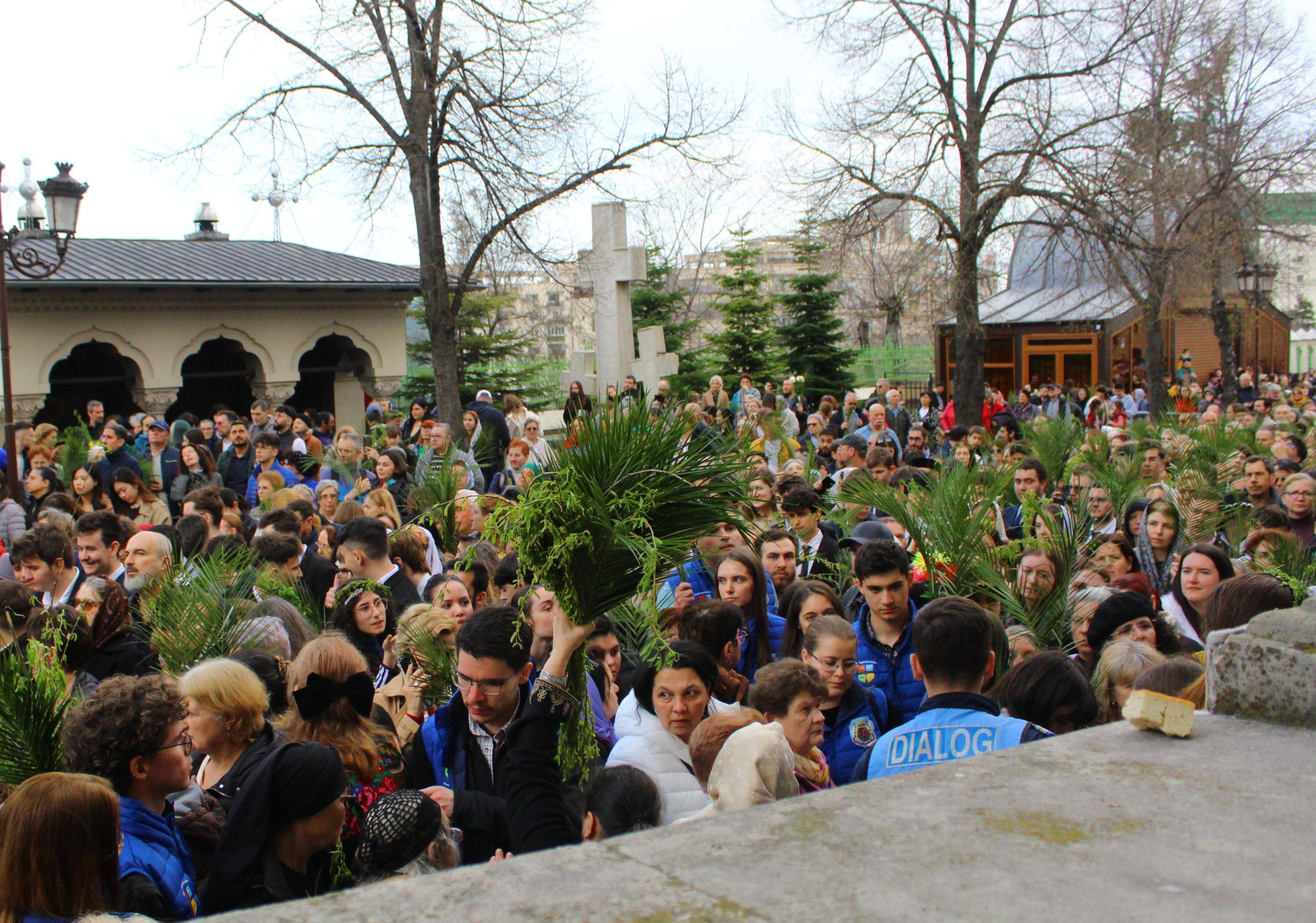 Palm pilgrimage in Romania