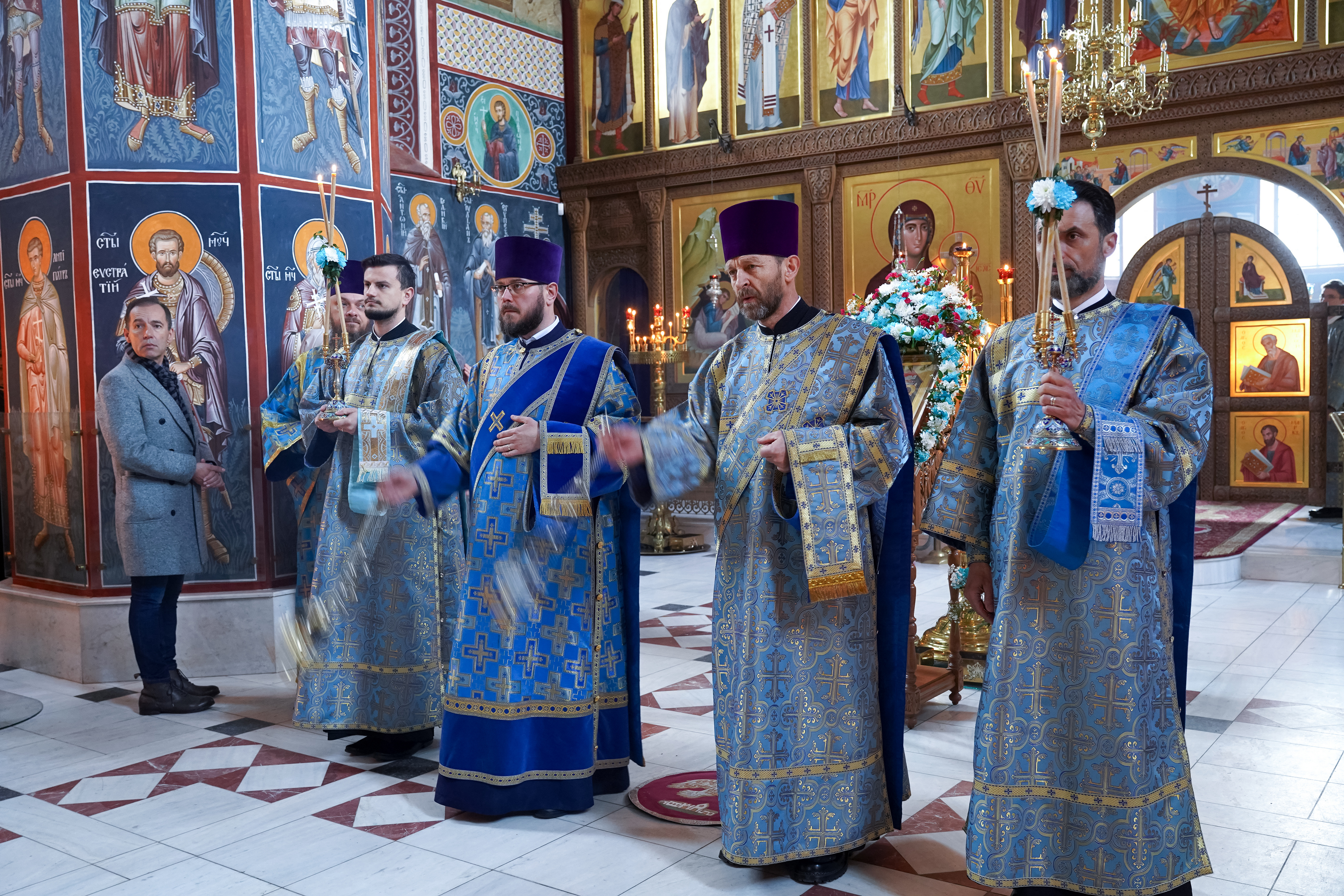 The Annunciation feast in Supraśl Monastery