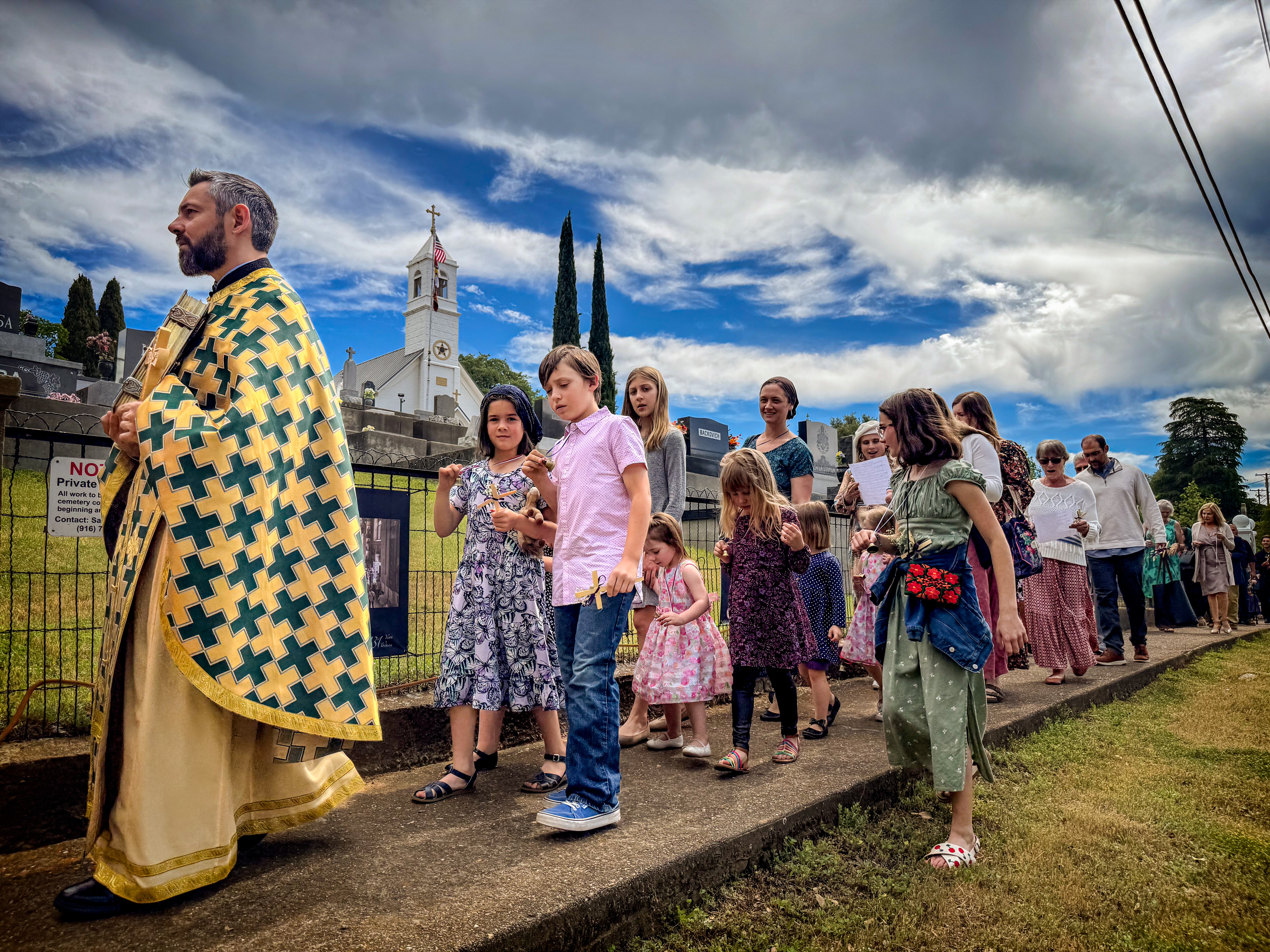Palm Sunday–Цвети–Cveti–St. Sava, Jackson, California, USA