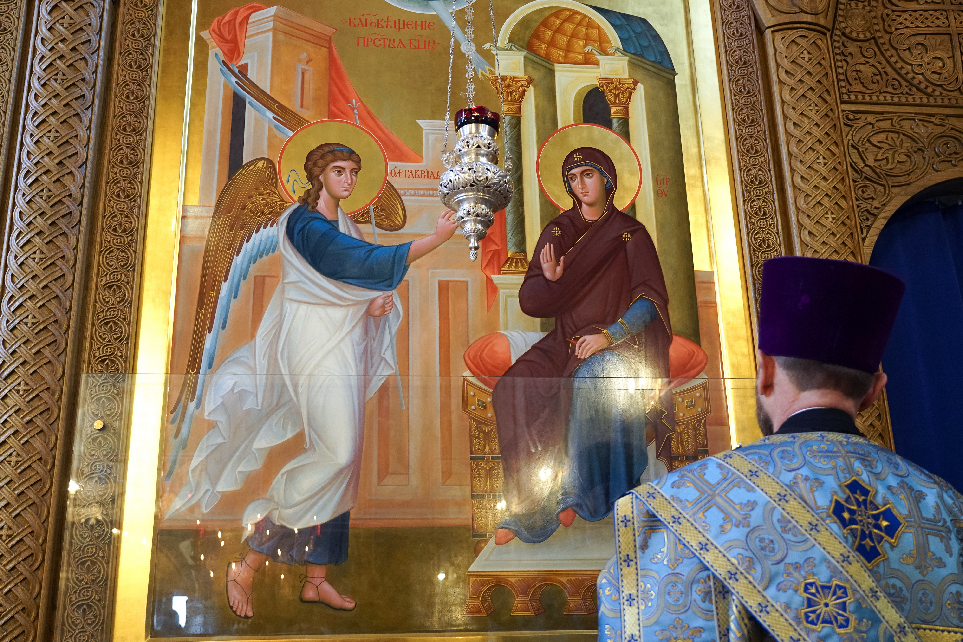 The Annunciation feast in Supraśl Monastery