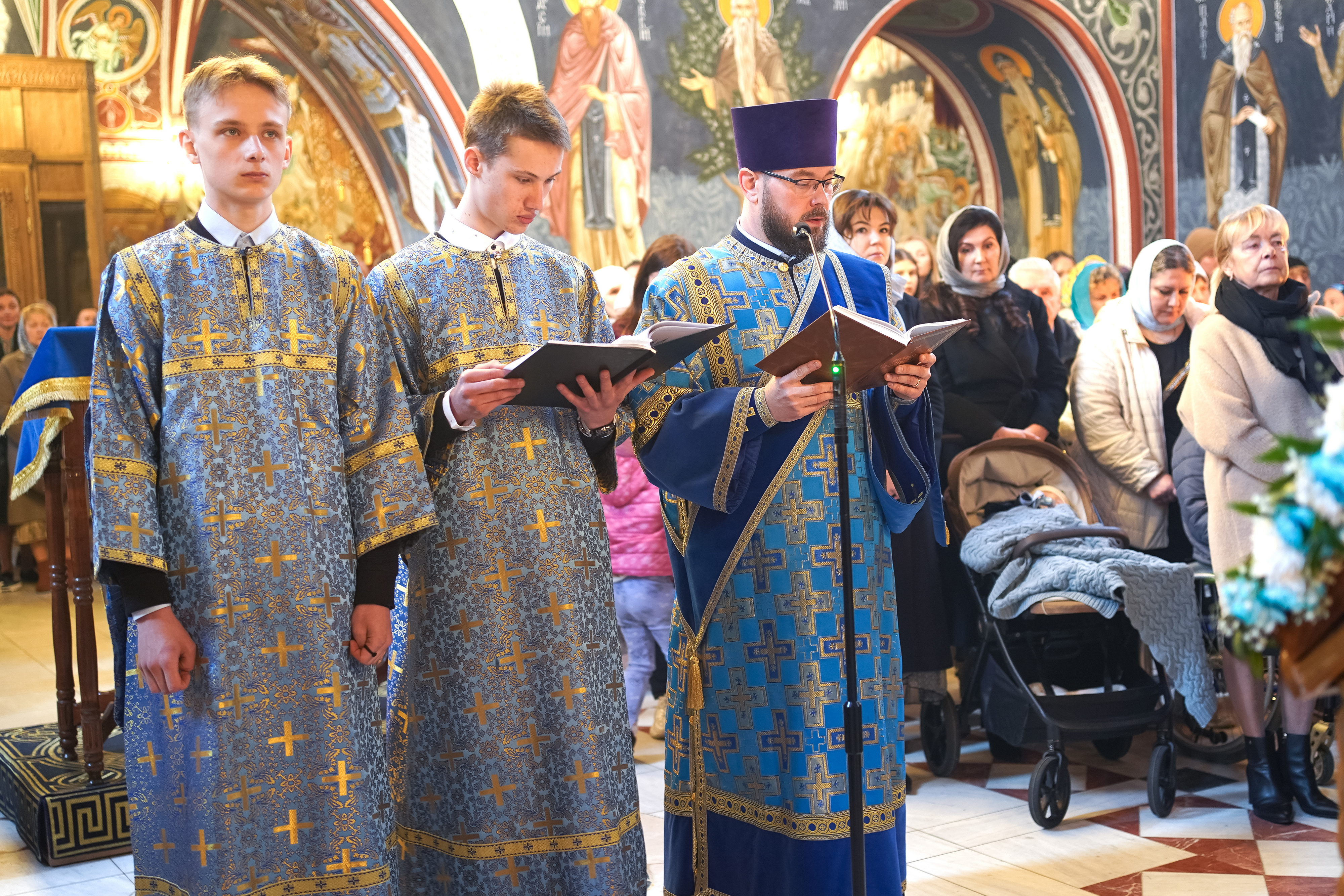 The Annunciation feast in Supraśl Monastery 