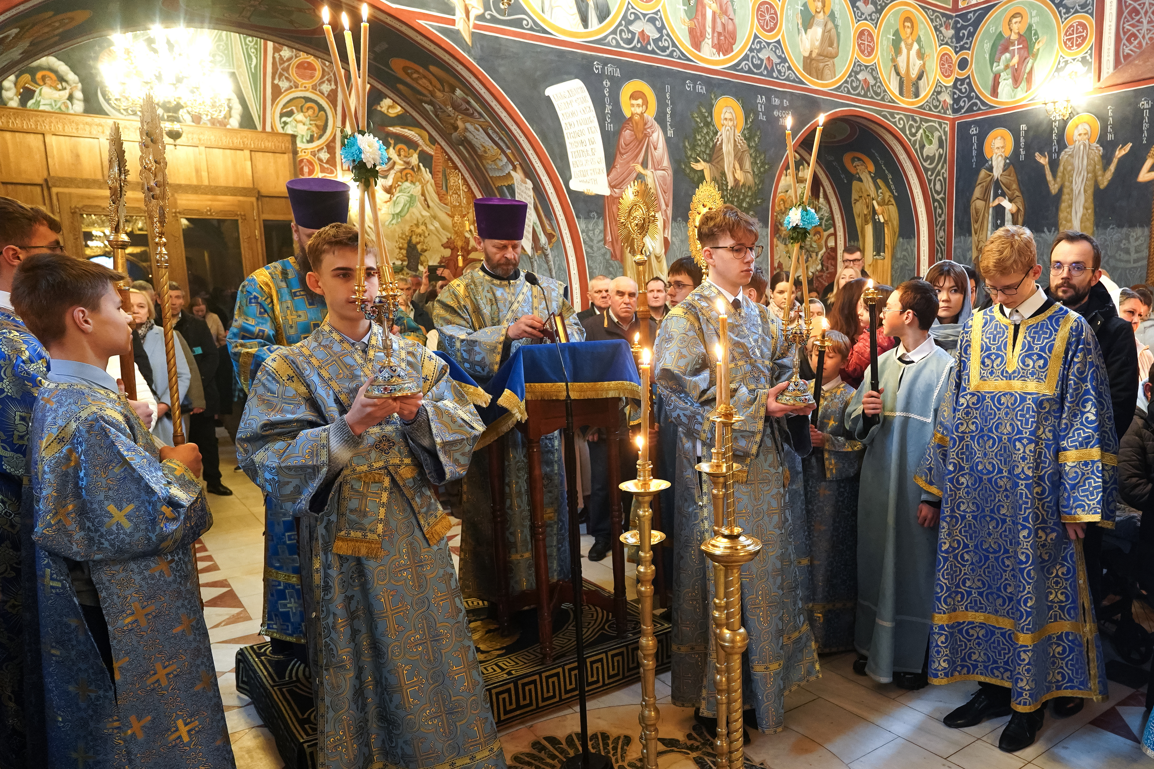 The Annunciation feast in Supraśl Monastery