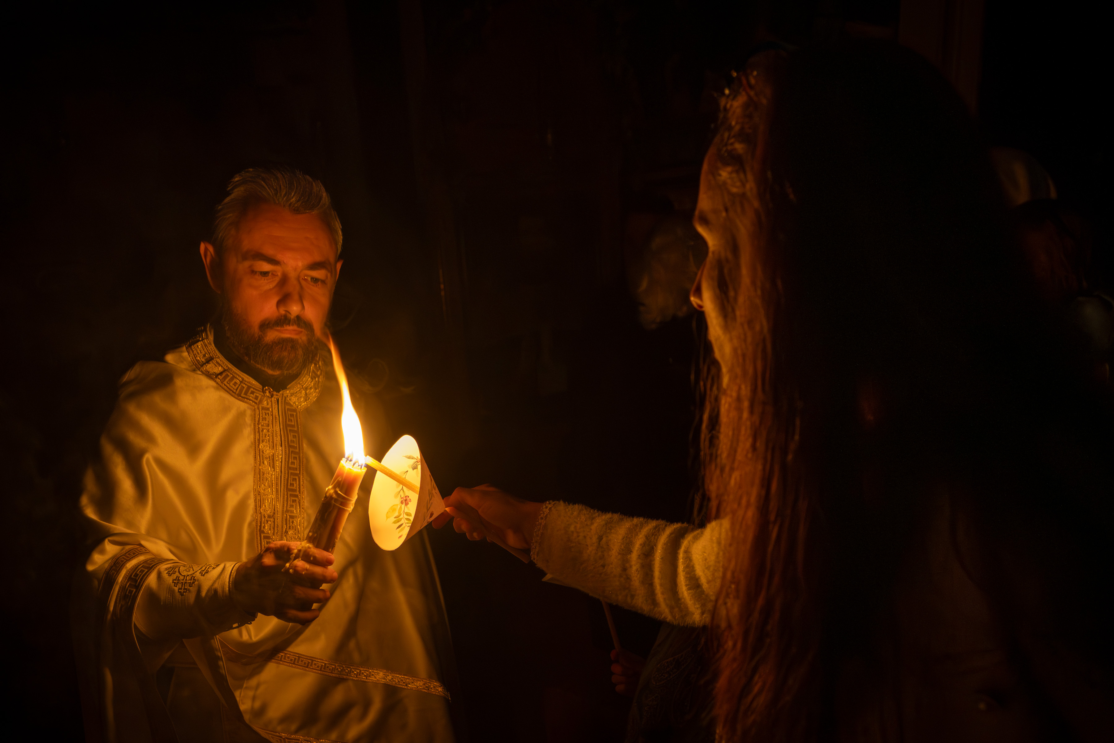 Paschal Matins, Holy Saturday, California, USA