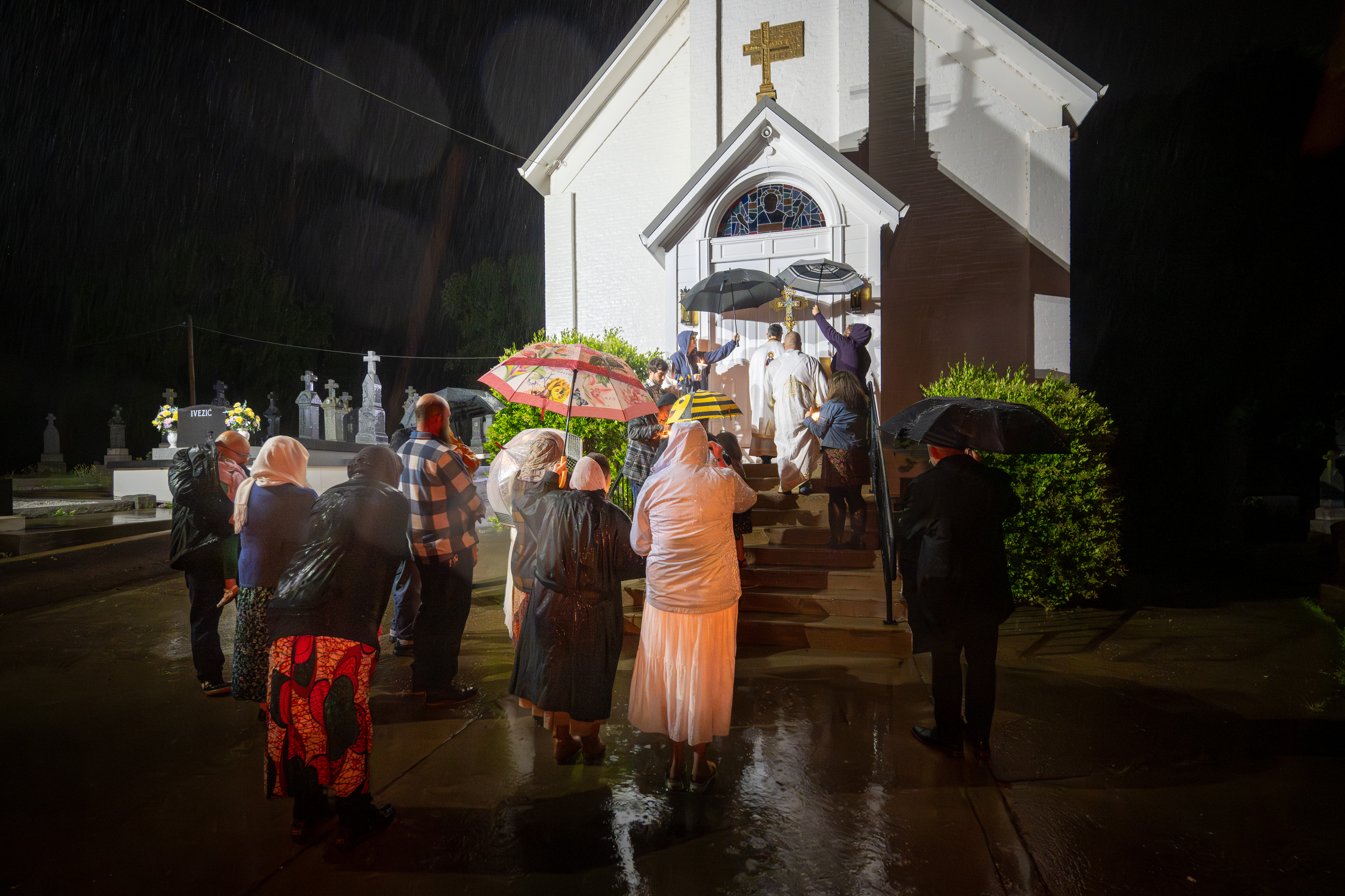 Paschal Matins, Holy Saturday, California, USA
